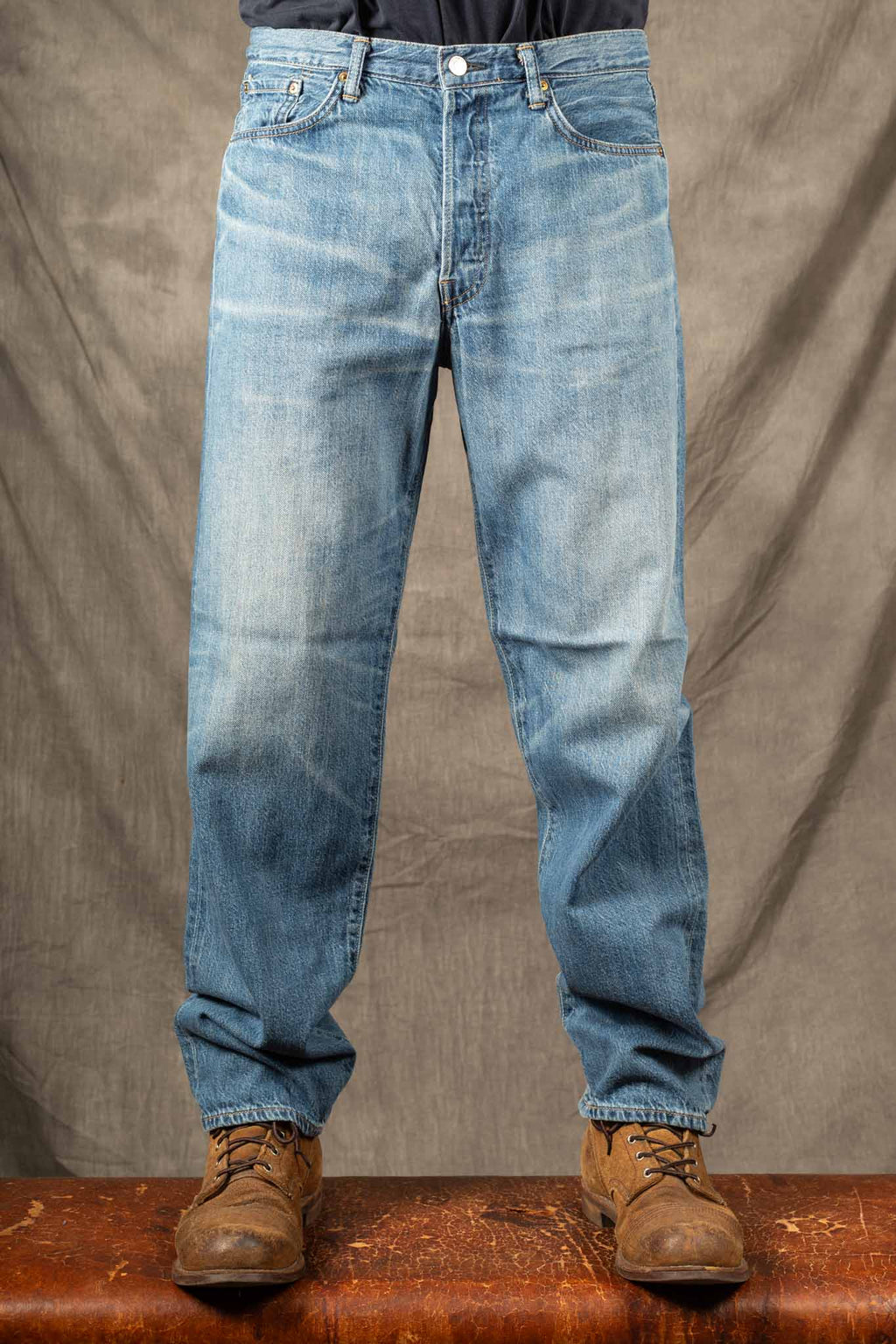 Edwin Made in Japan, Loose Jeans - Lightweight Blue Used - I034269-015J