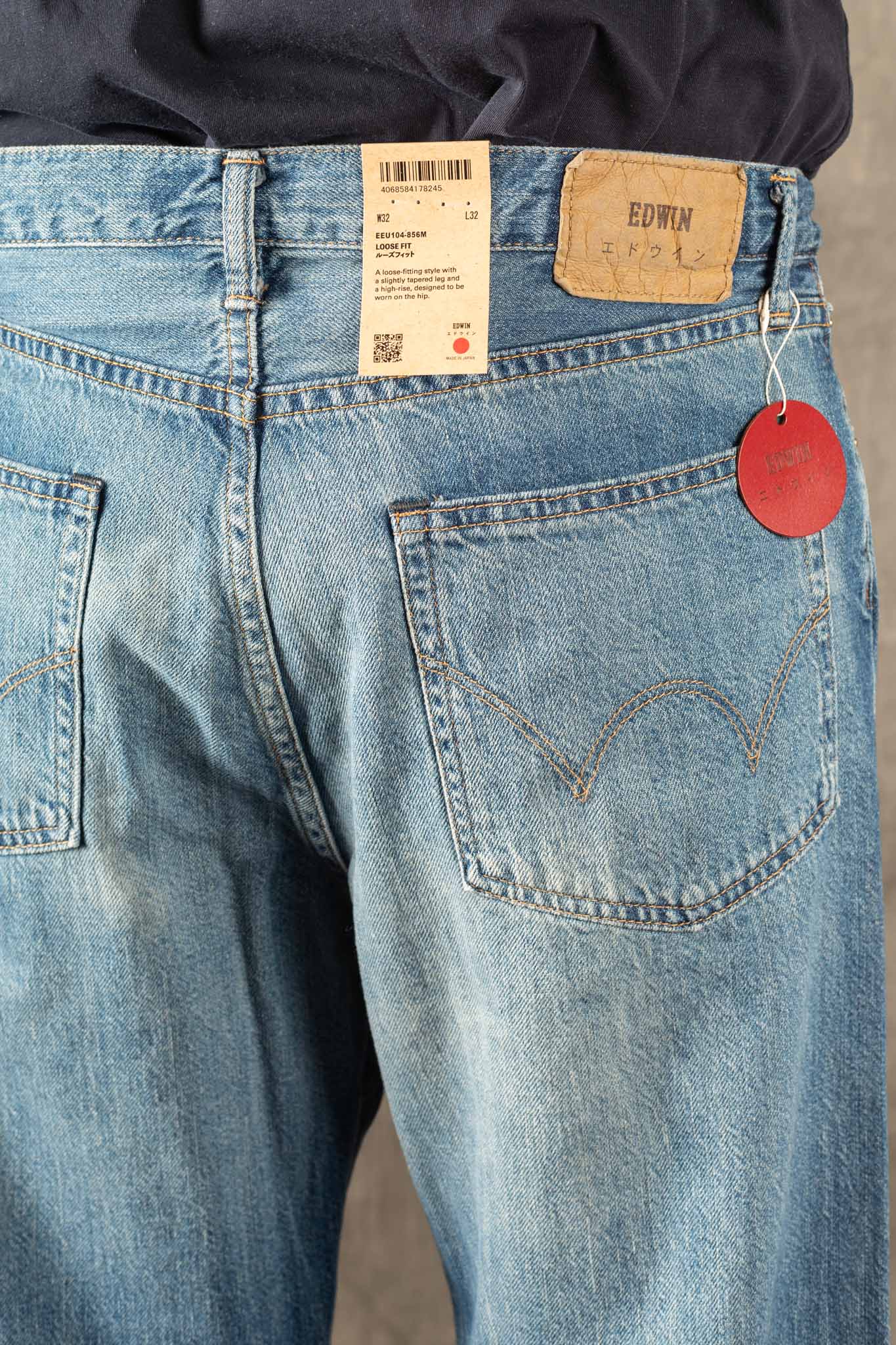 Edwin Made in Japan, Loose Jeans - Lightweight Blue Used - I034269-015J