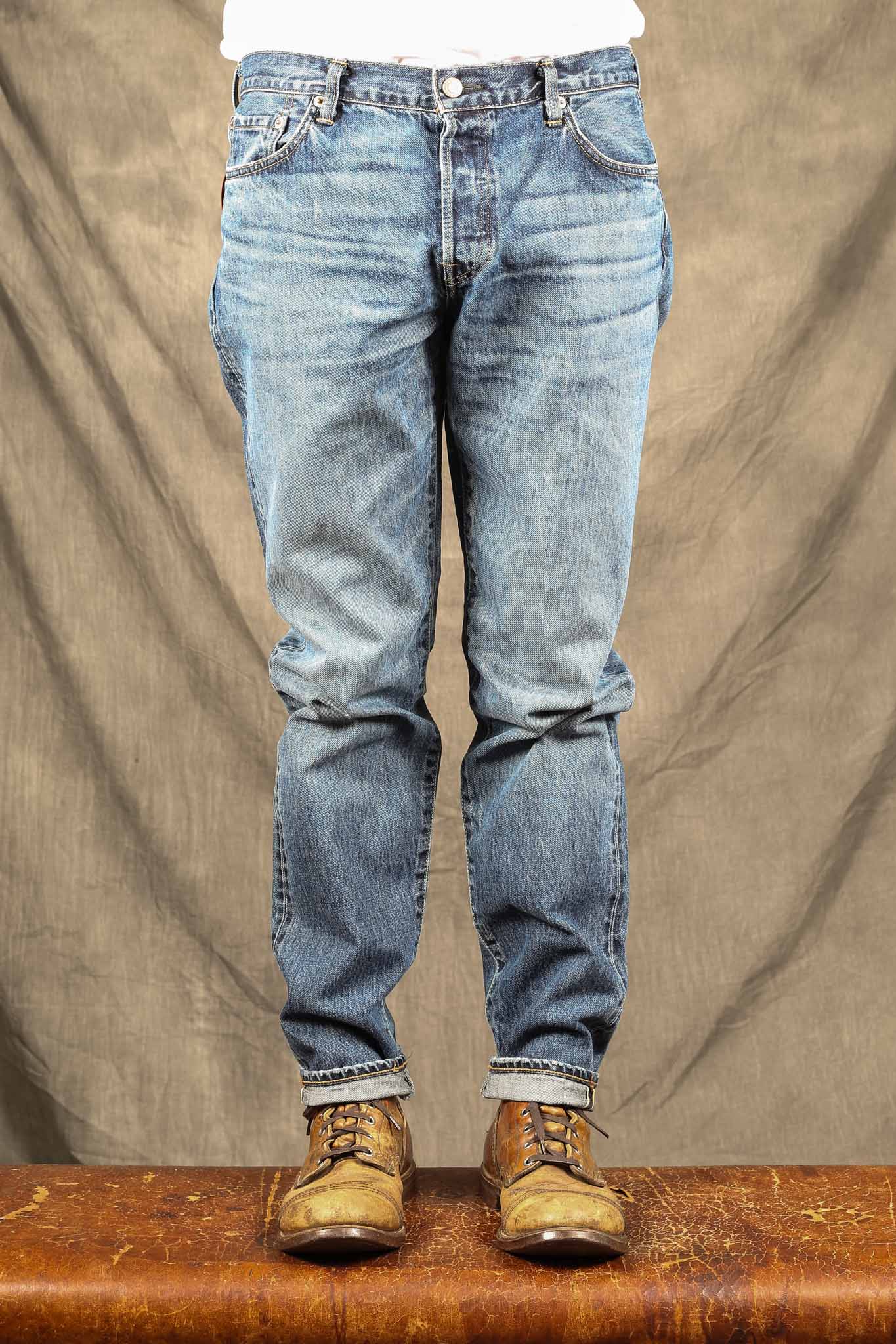 Edwin Made in Japan, 13.5oz Regular Tapered, Blue - Mid Dark Wash - I030674_01_E3