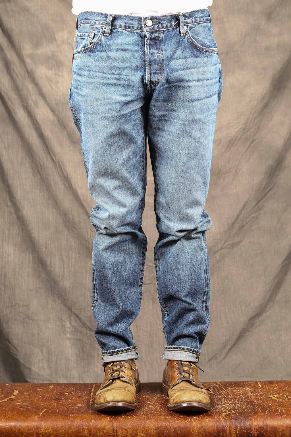 Edwin Made in Japan, 13.5oz Regular Tapered, Blue - Mid Dark Wash - I030674_01_E3