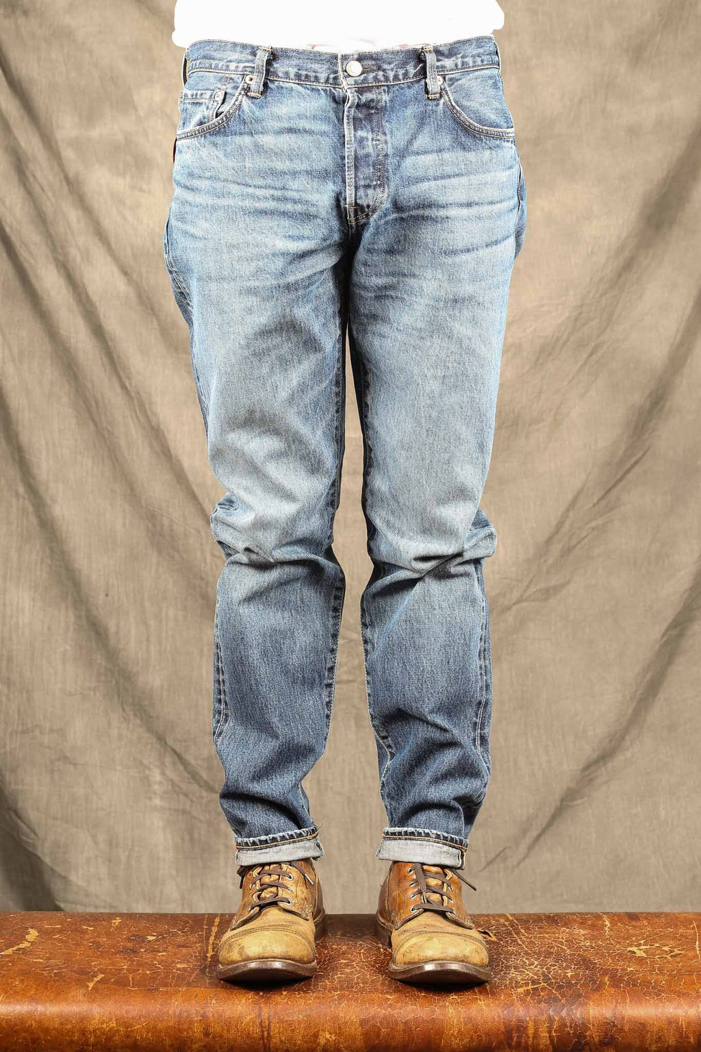 Edwin Made in Japan, 13.5oz Regular Tapered, Blue - Mid Dark Wash - I030674_01_E3