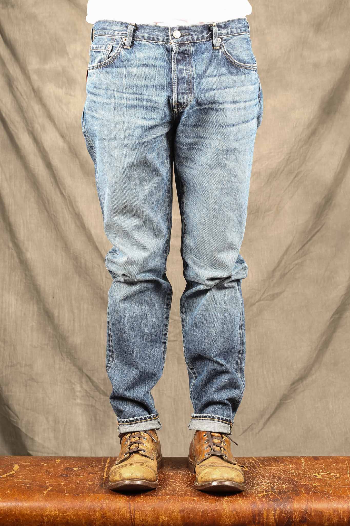 Edwin Made in Japan, 13.5oz Regular Tapered, Blue - Mid Dark Wash - I030674_01_E3