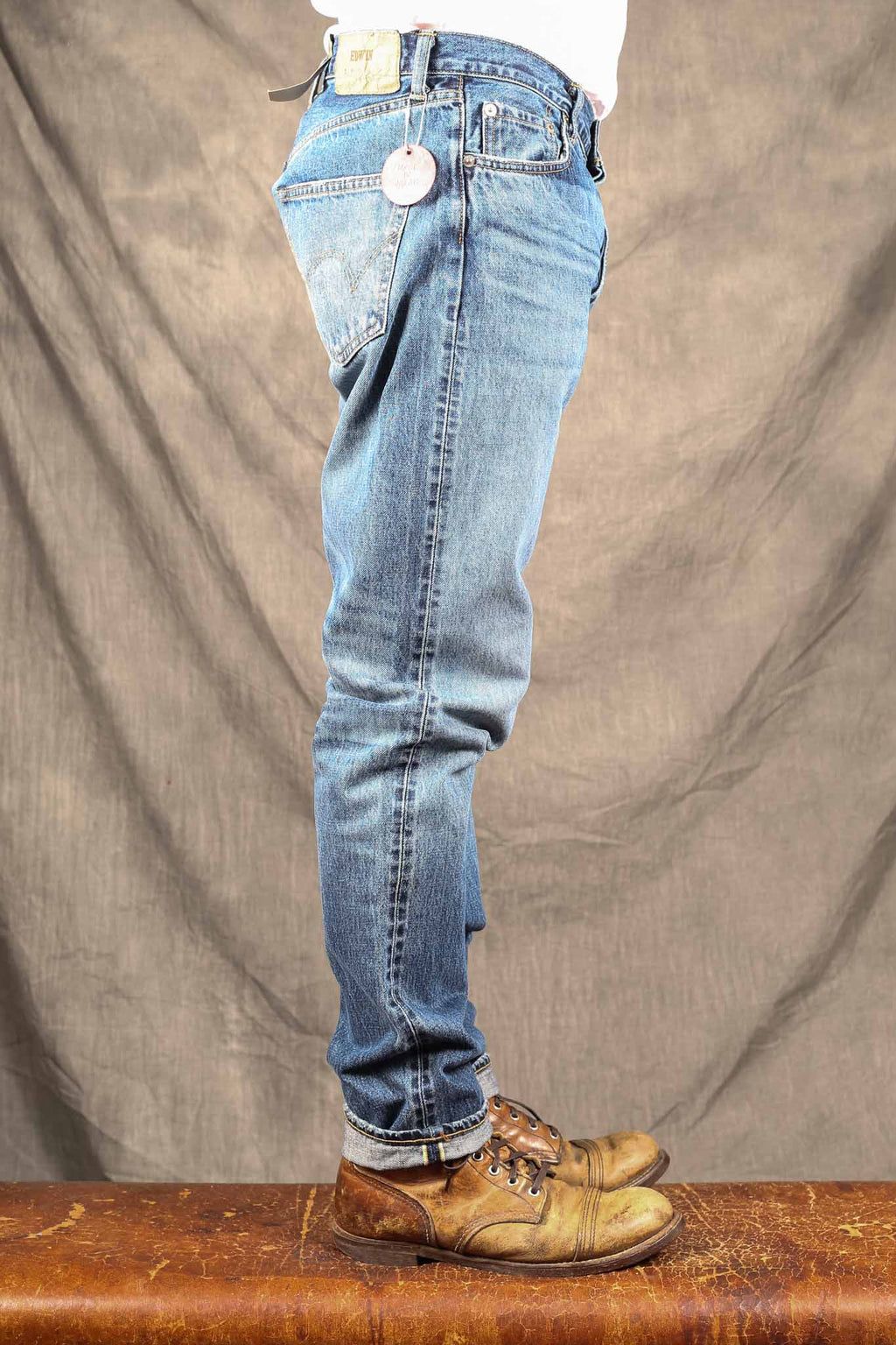 Edwin Made in Japan, 13.5oz Regular Tapered, Blue - Mid Dark Wash - I030674_01_E3