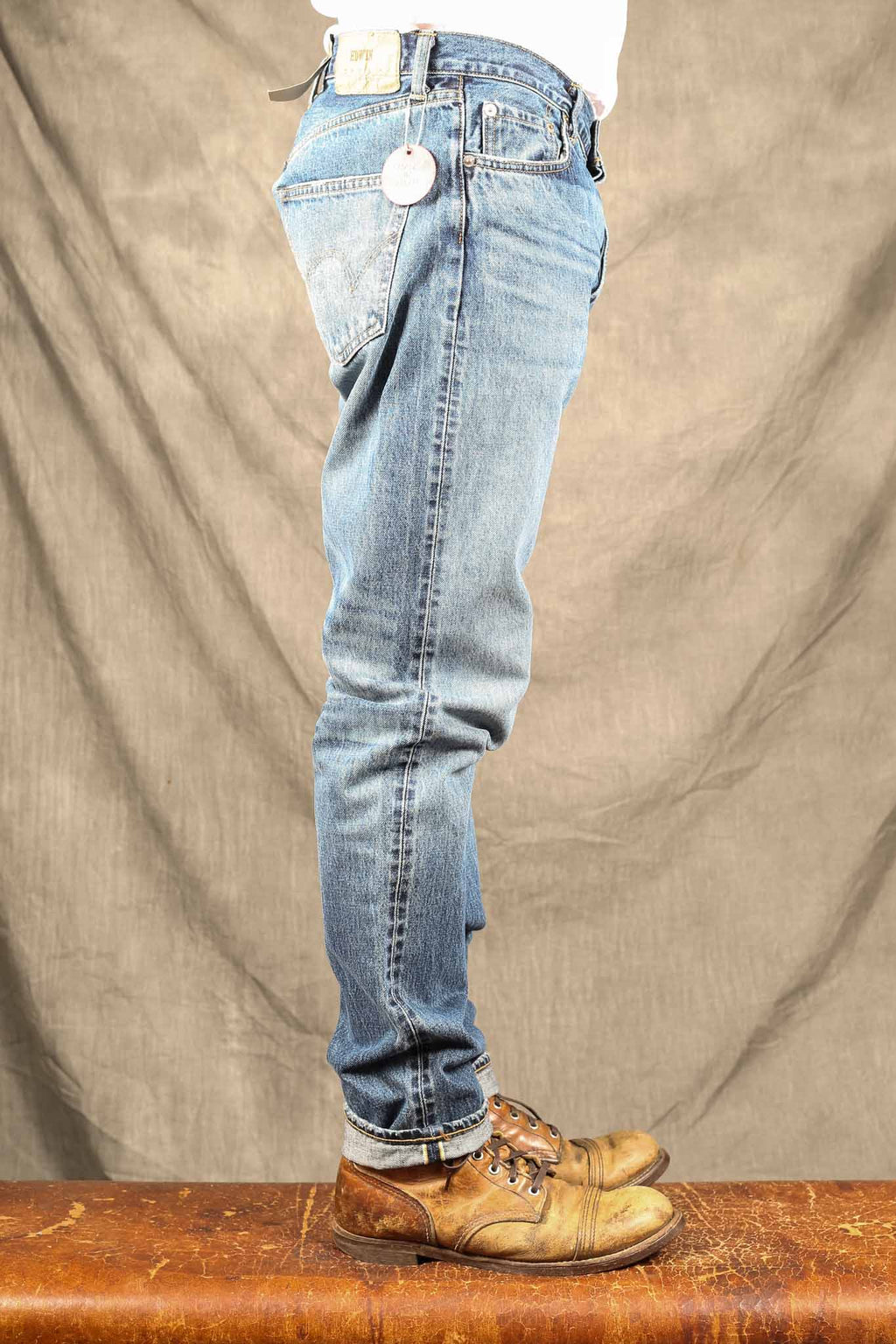 Edwin Made in Japan, 13.5oz Regular Tapered, Blue - Mid Dark Wash - I030674_01_E3