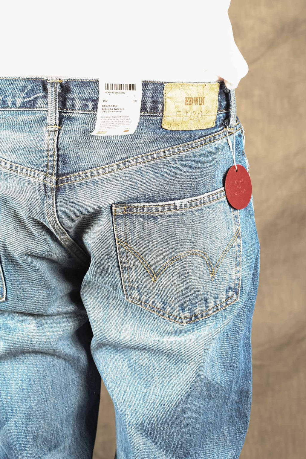 Edwin Made in Japan, 13.5oz Regular Tapered, Blue - Mid Dark Wash - I030674_01_E3