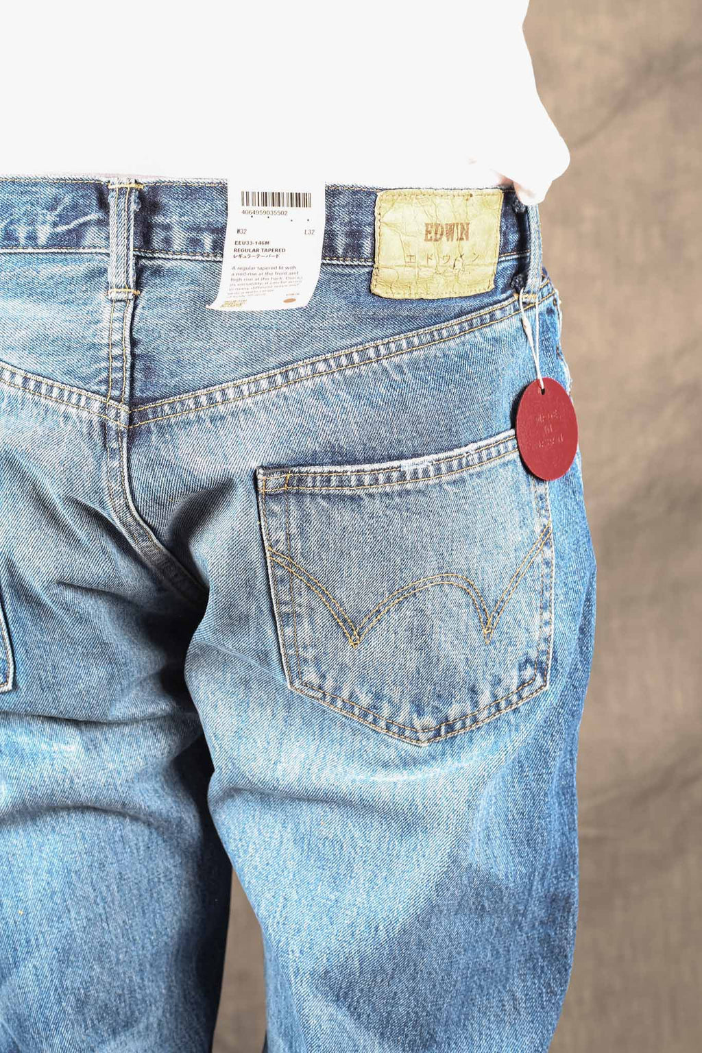 Edwin Made in Japan, 13.5oz Regular Tapered, Blue - Mid Dark Wash - I030674_01_E3