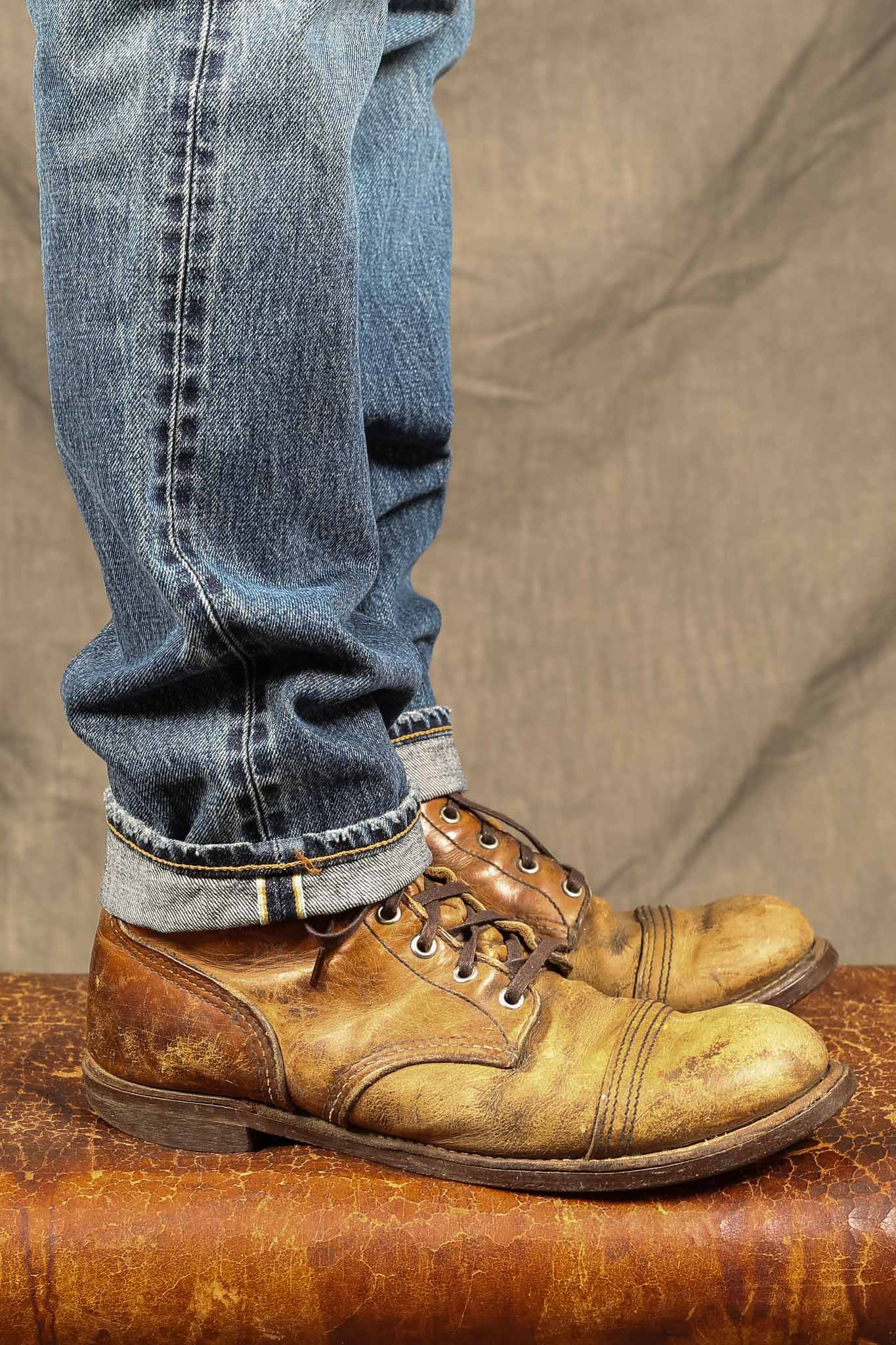 Edwin Made in Japan, 13.5oz Regular Tapered, Blue - Mid Dark Wash - I030674_01_E3