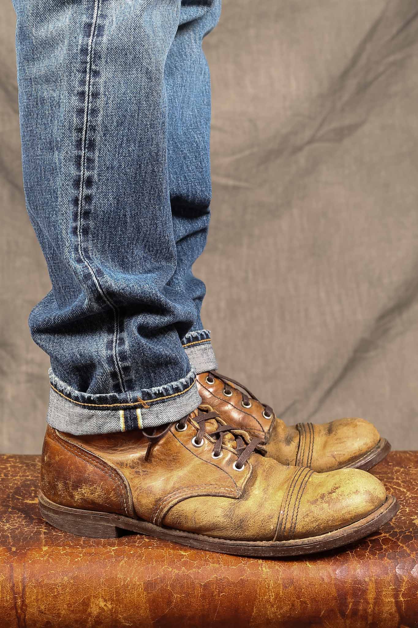 Edwin Made in Japan, 13.5oz Regular Tapered, Blue - Mid Dark Wash - I030674_01_E3