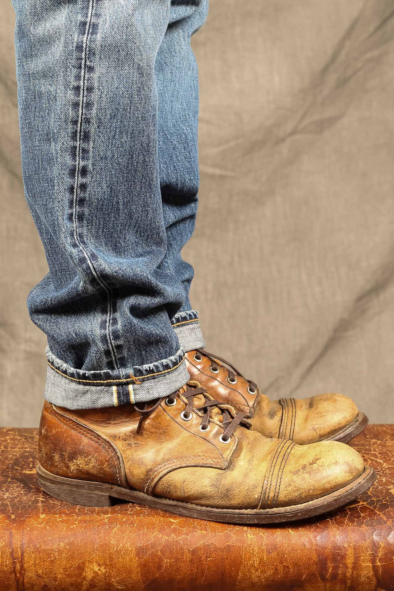 Edwin Made in Japan, 13.5oz Regular Tapered, Blue - Mid Dark Wash - I030674_01_E3