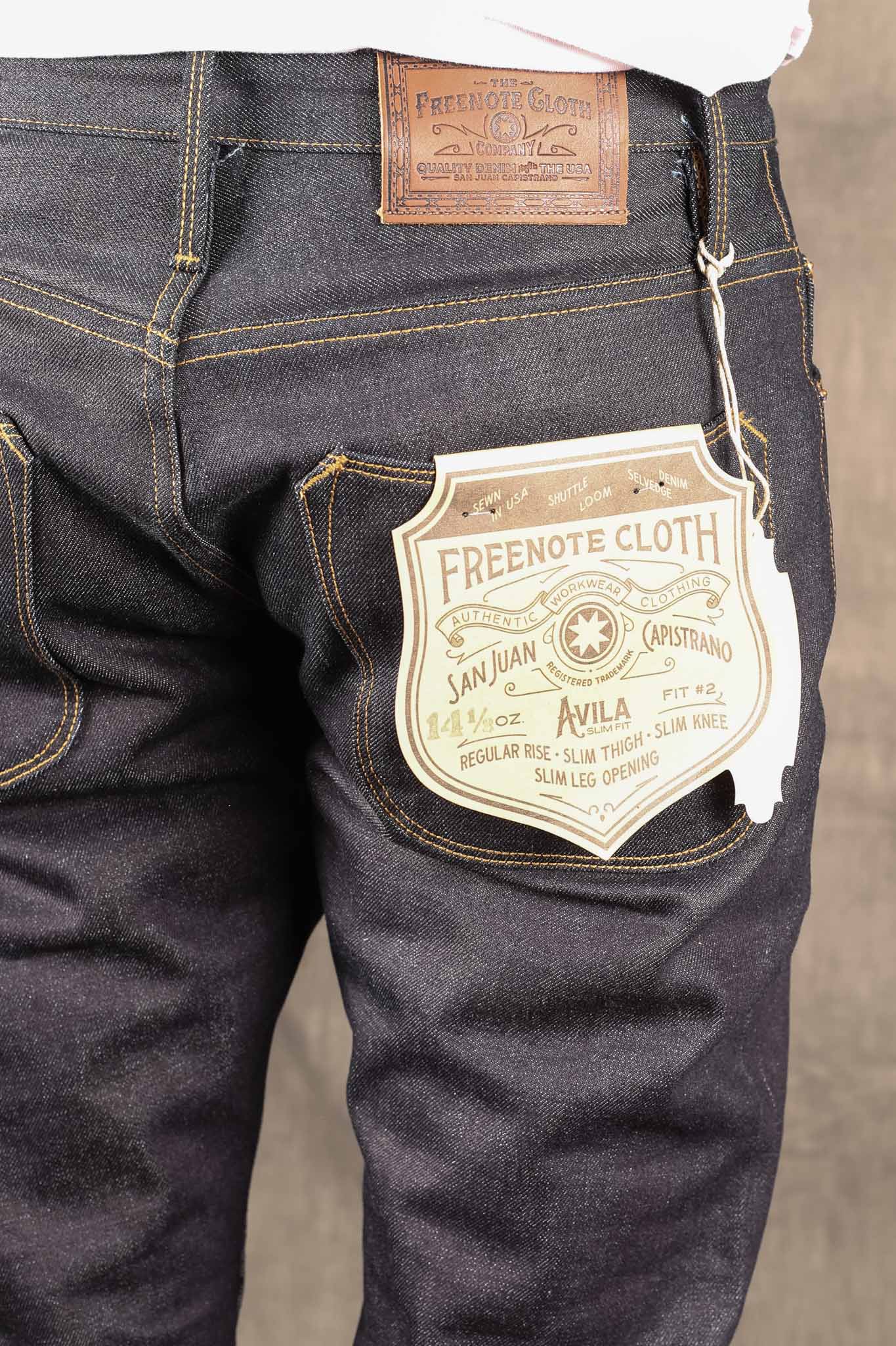 Freenote Cloth - avila slim taper 14.50 ounce kaihara denim