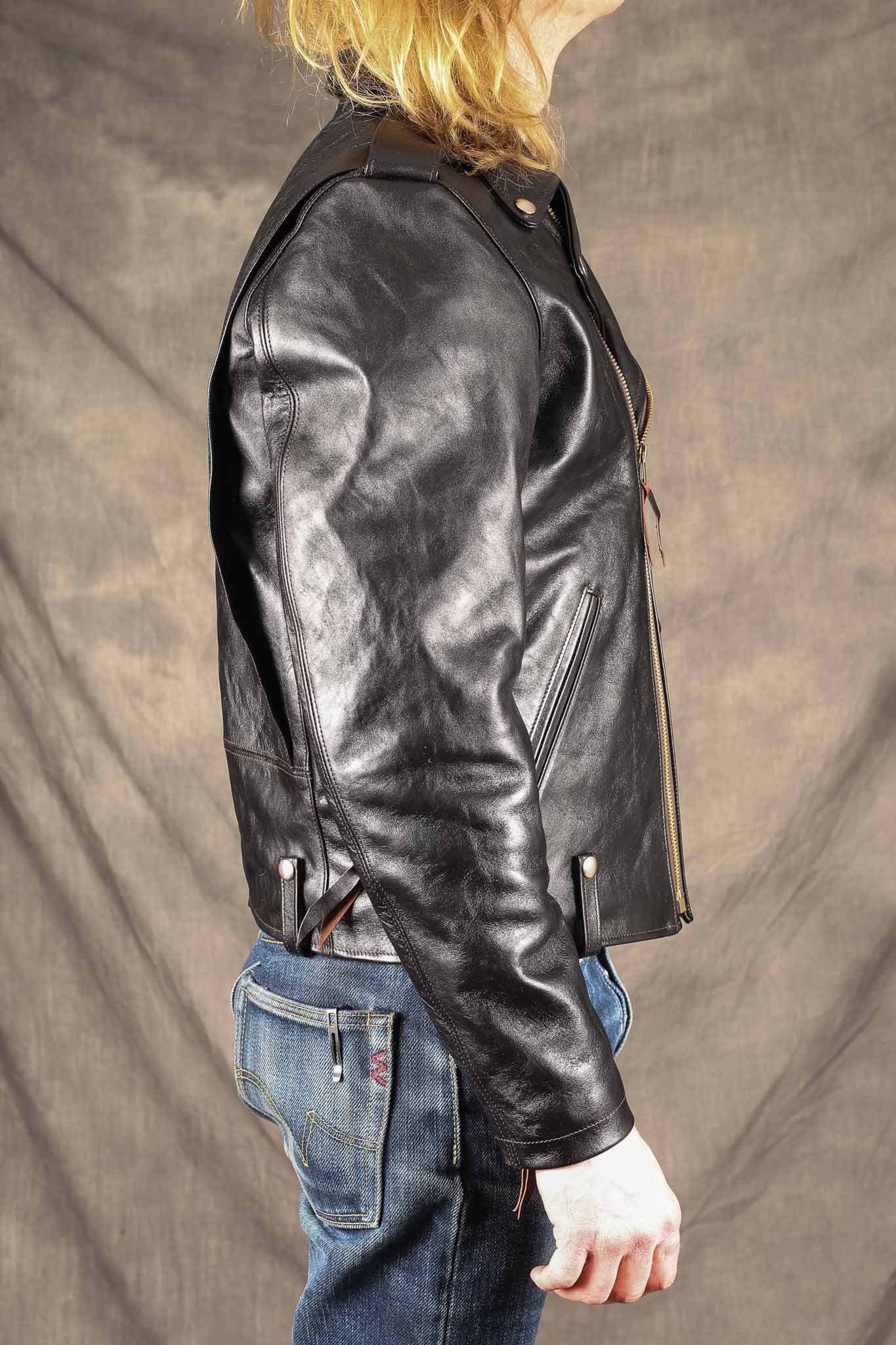 Double Helix The Innovator Horsehide Jacket Black