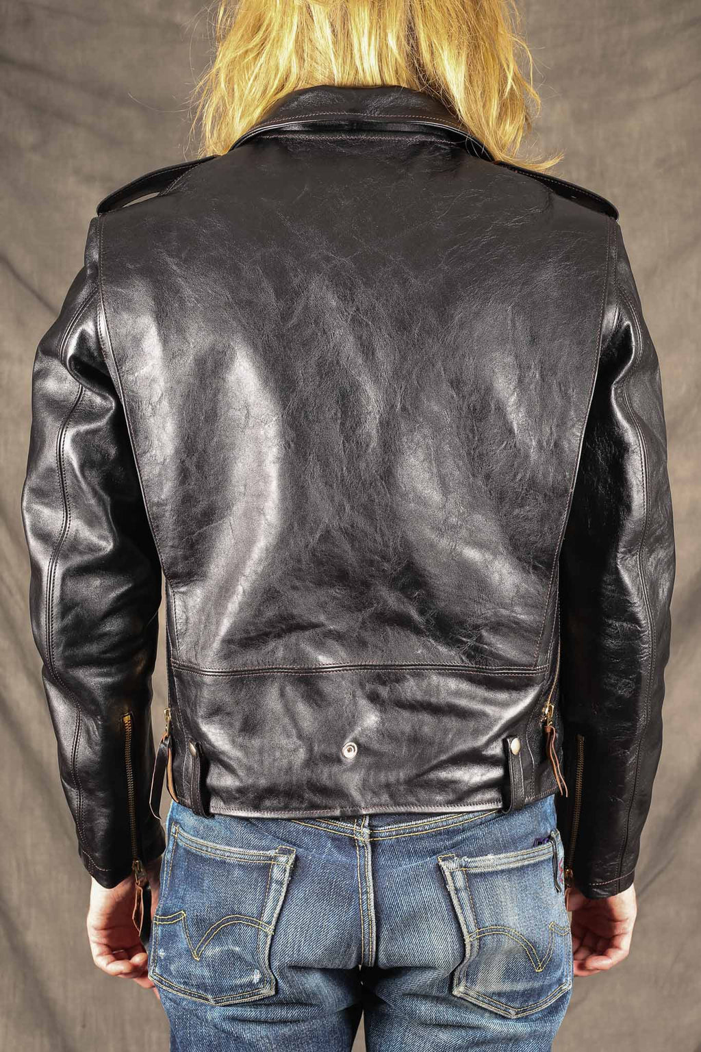 Double Helix The Innovator Horsehide Jacket Black
