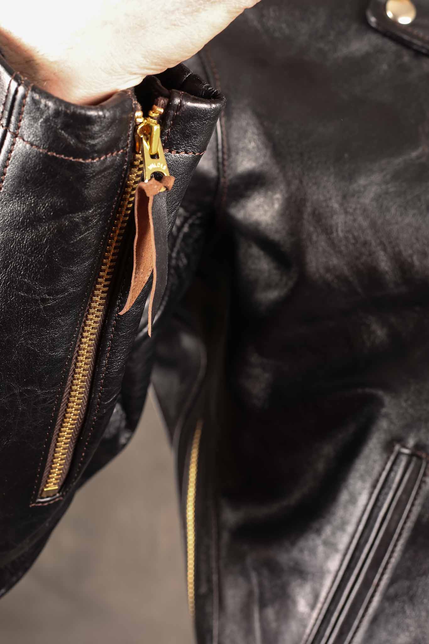 Double Helix The Innovator Horsehide Jacket Black