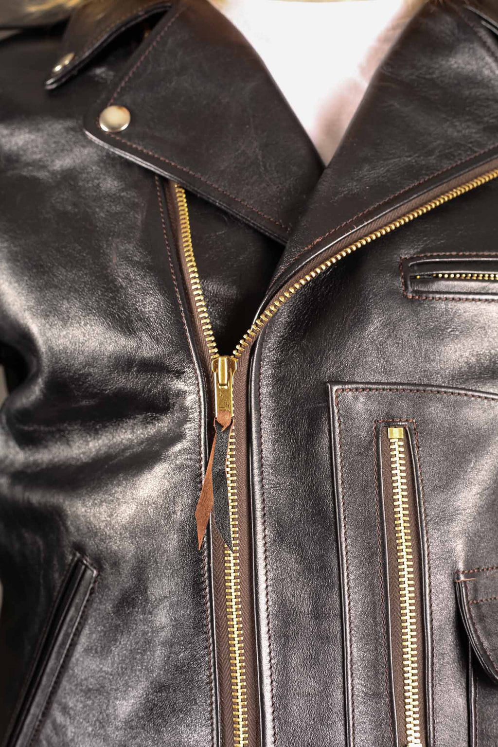 Double Helix The Innovator Horsehide Jacket Black