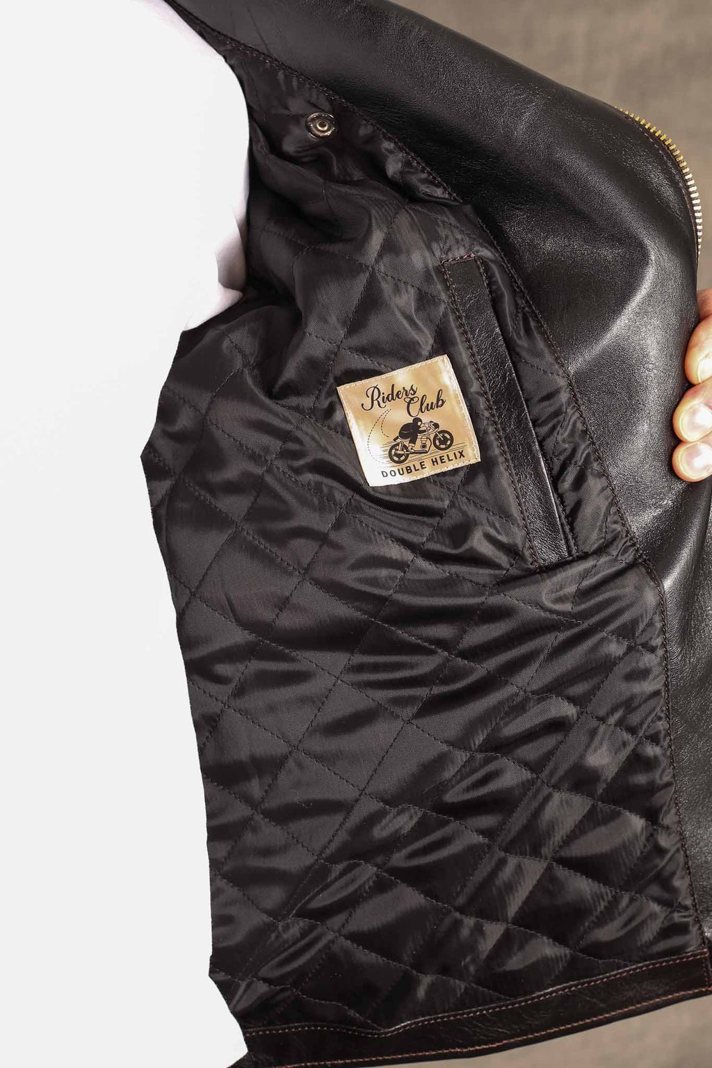 Double Helix The Innovator Horsehide Jacket Black