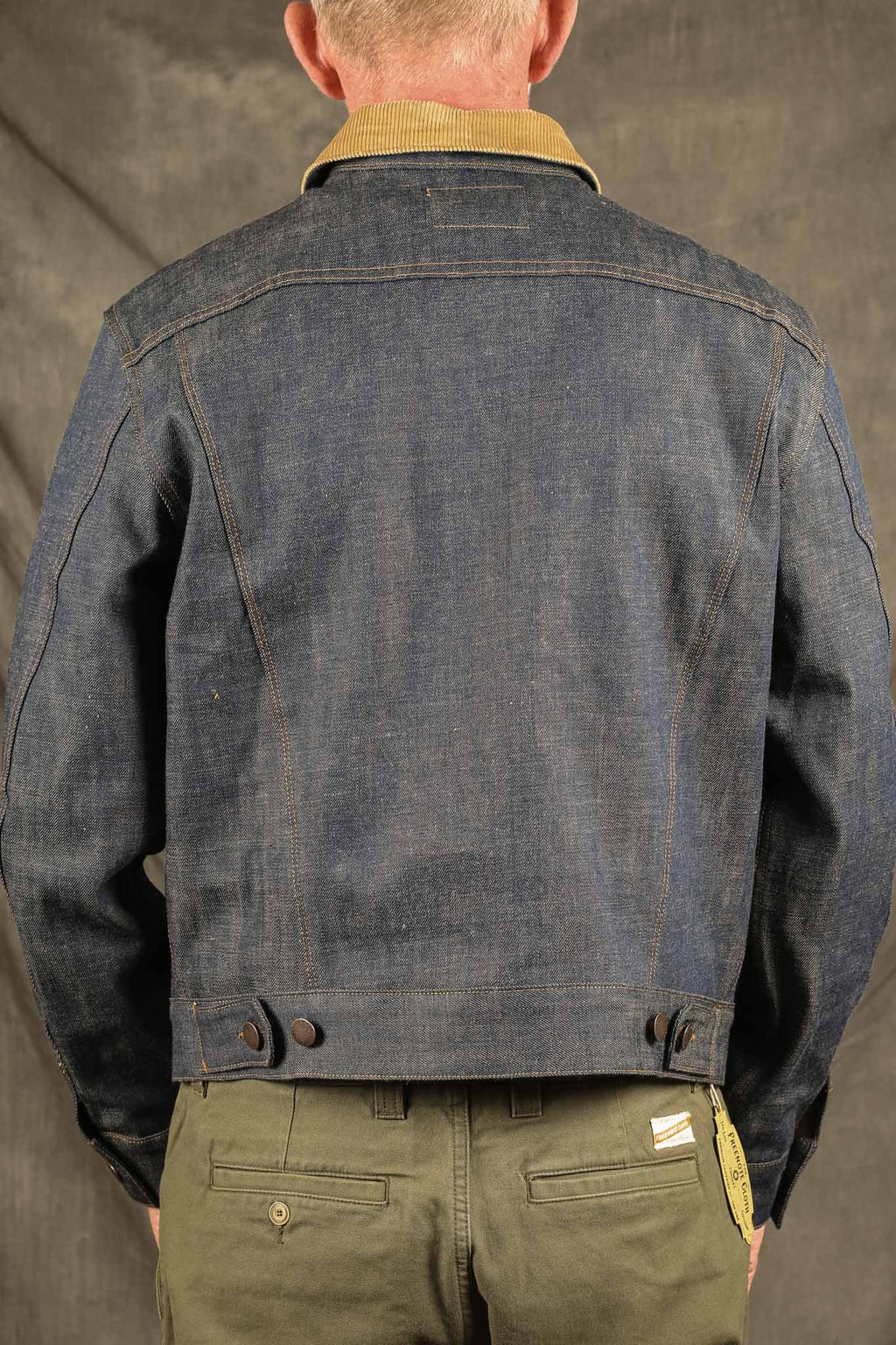 Freenote Cloth High Low 13 Ounce Natural Indigo Jacket