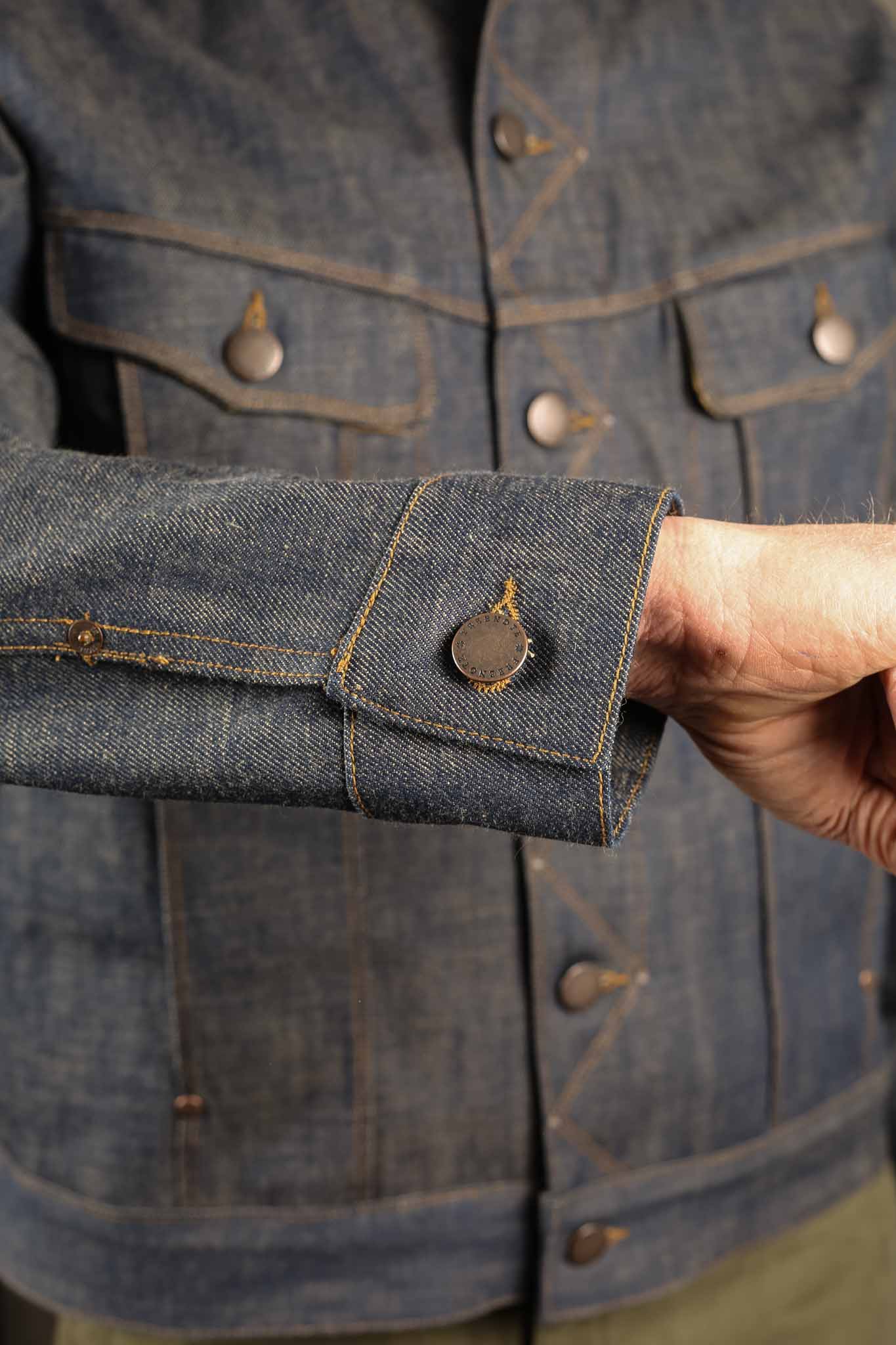 Freenote Cloth High Low 13 Ounce Natural Indigo Jacket