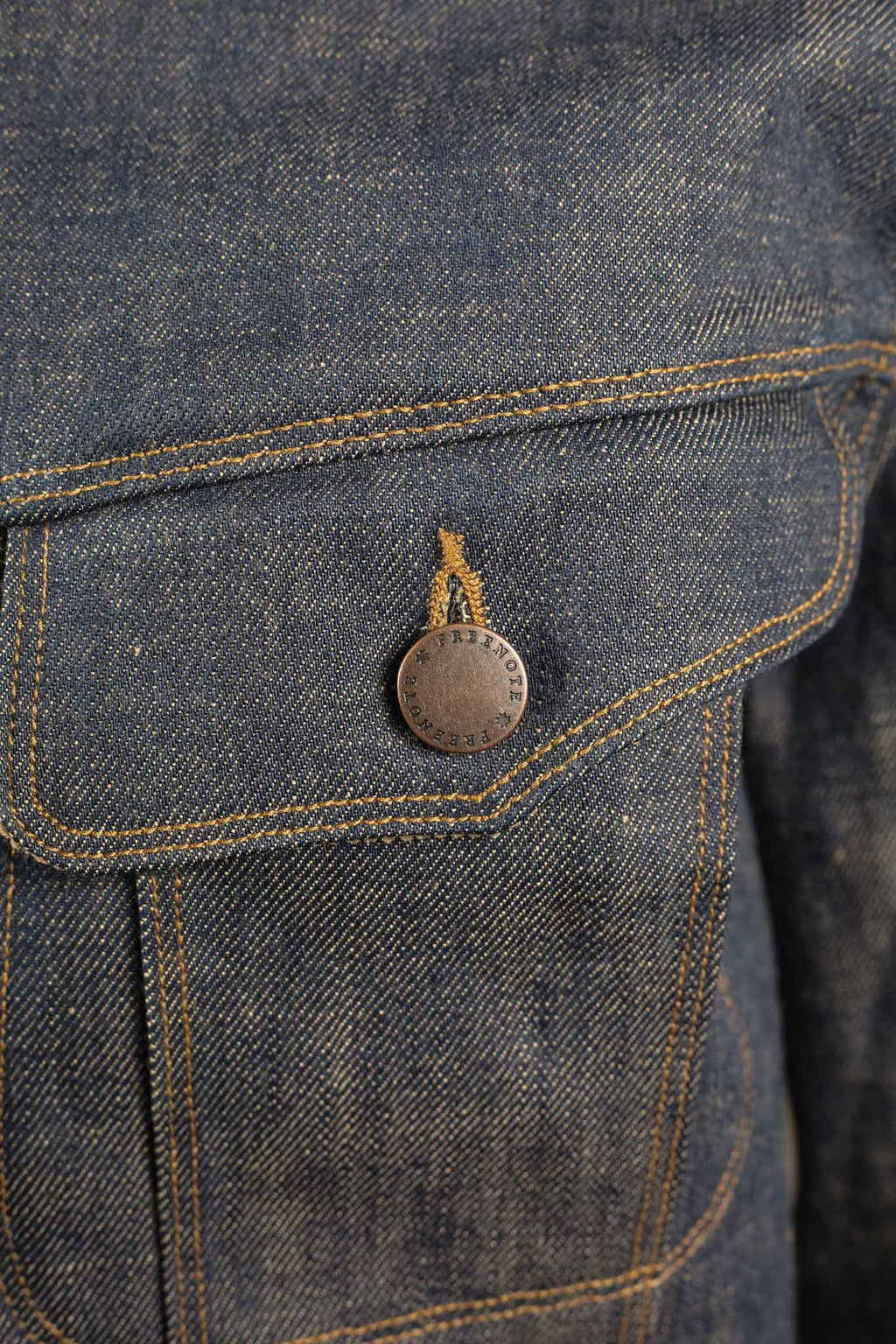 Freenote Cloth High Low 13 Ounce Natural Indigo Jacket