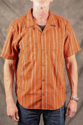 Freenote Cloth DAYTON - ORANGE STRIPE