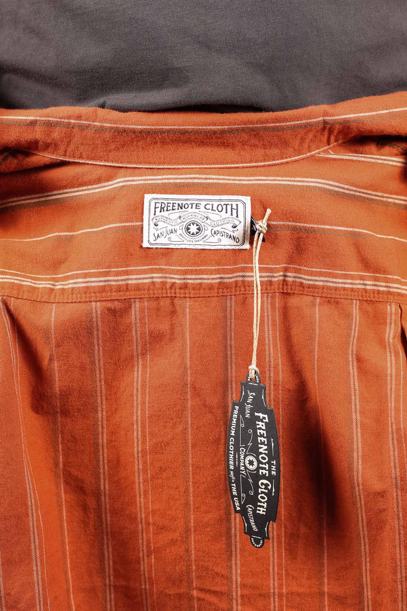 Freenote Cloth DAYTON - ORANGE STRIPE