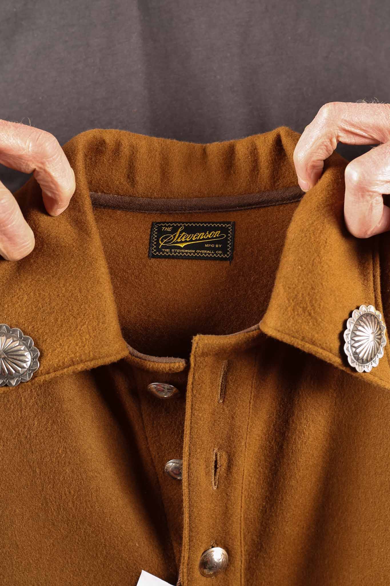 Stevenson Overall Co. - Brave Man - Golden Brown - (ONE MISSING BUTTON ON THE SLEEVE.)