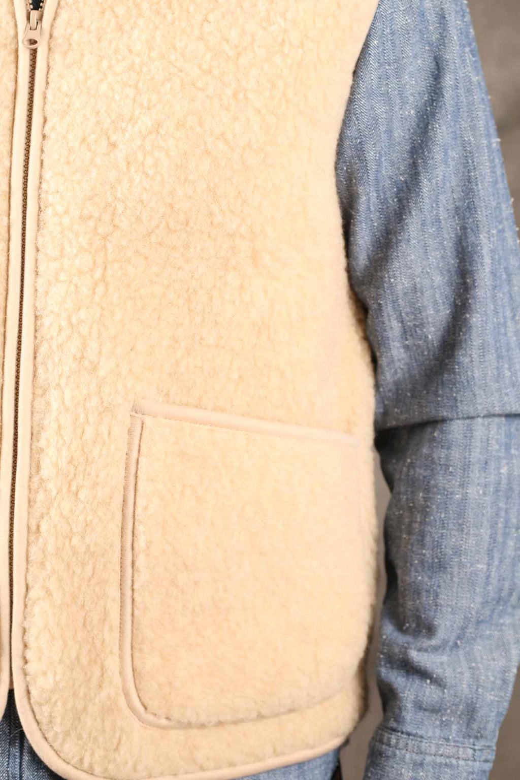COLDBREAKER - PEPITCO VEST - BEIGE