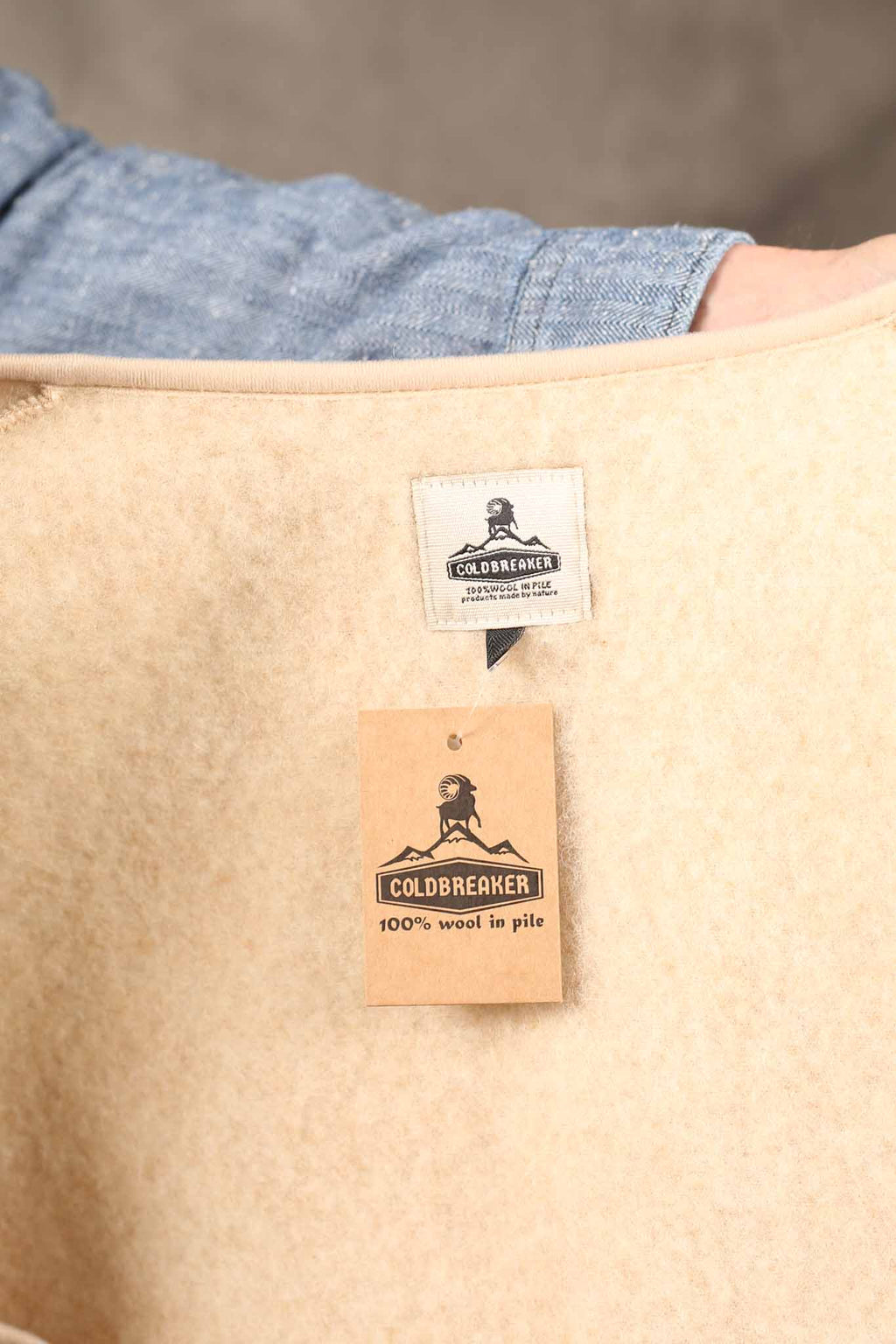 COLDBREAKER - PEPITCO VEST - BEIGE