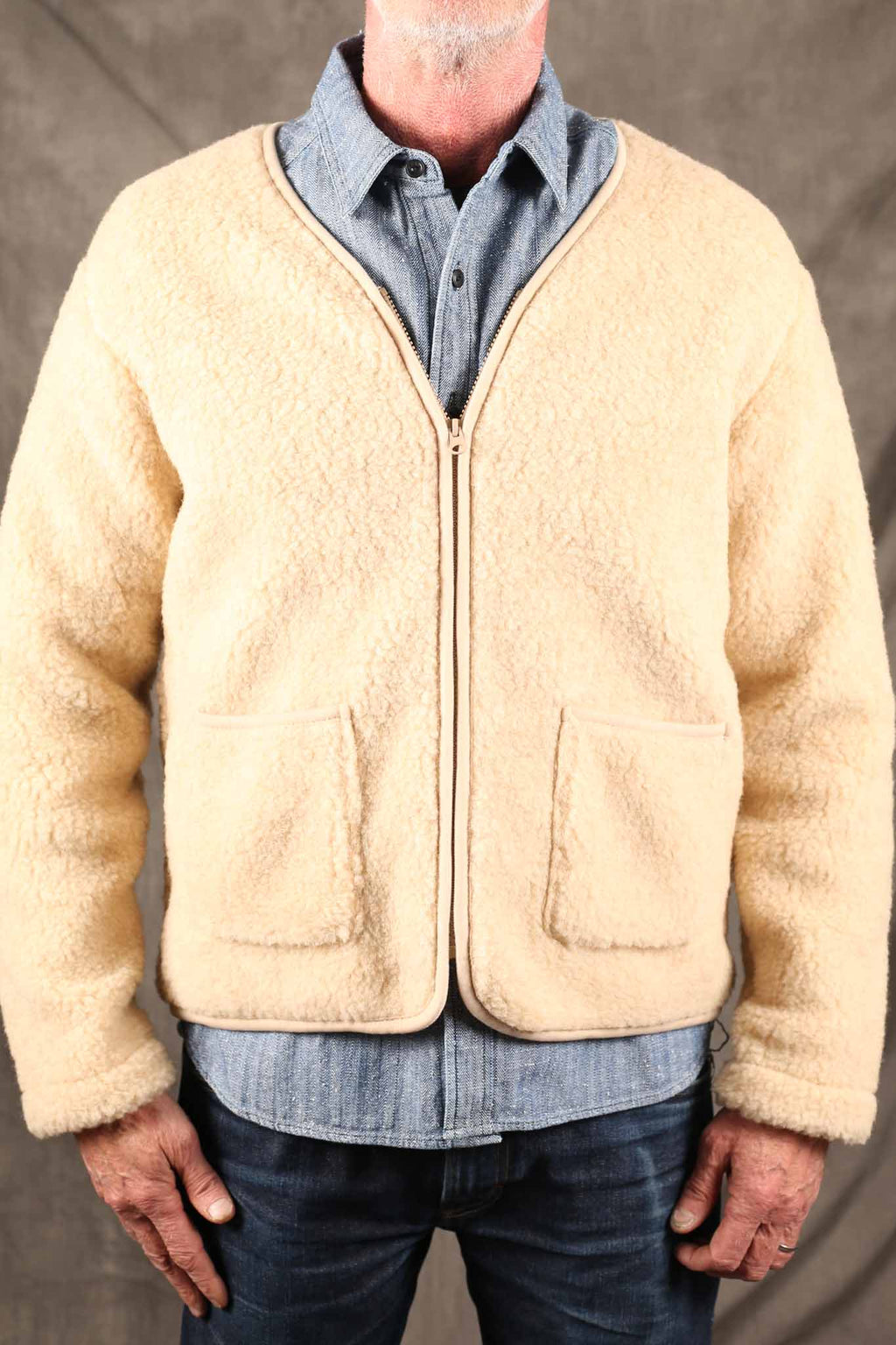 COLDBREAKER - CARDIGAN - BEIGE