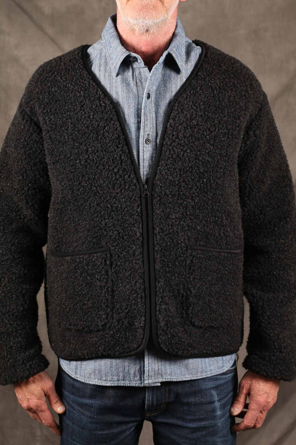 COLDBREAKER - CARDIGAN - BLACK