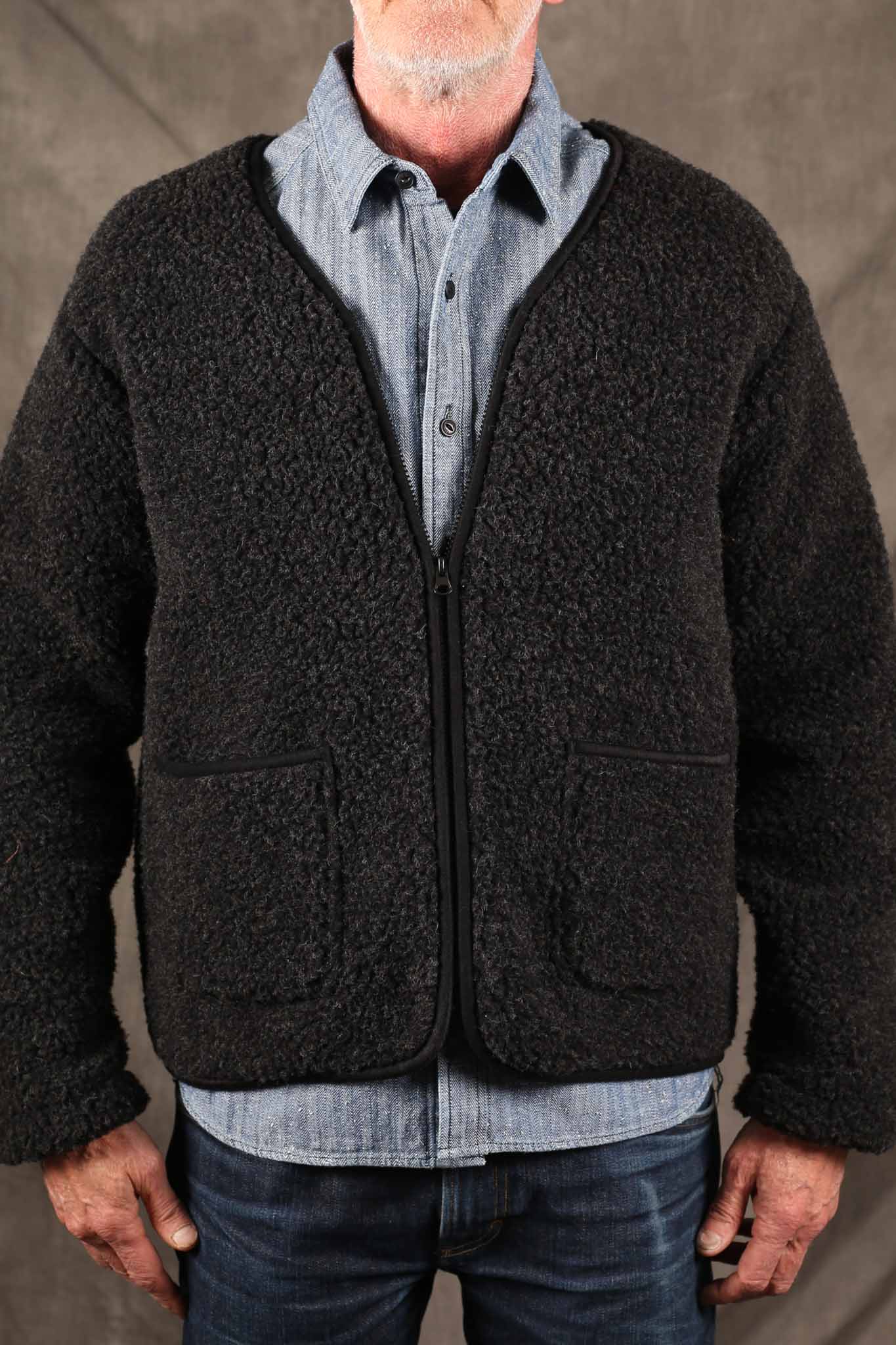 COLDBREAKER - CARDIGAN - BLACK