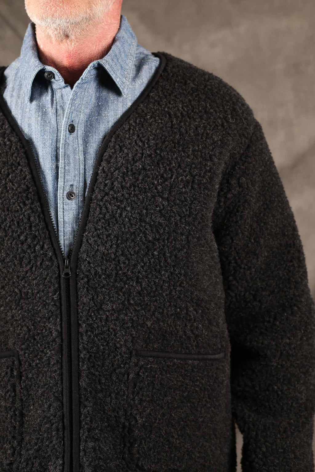 COLDBREAKER - CARDIGAN - BLACK