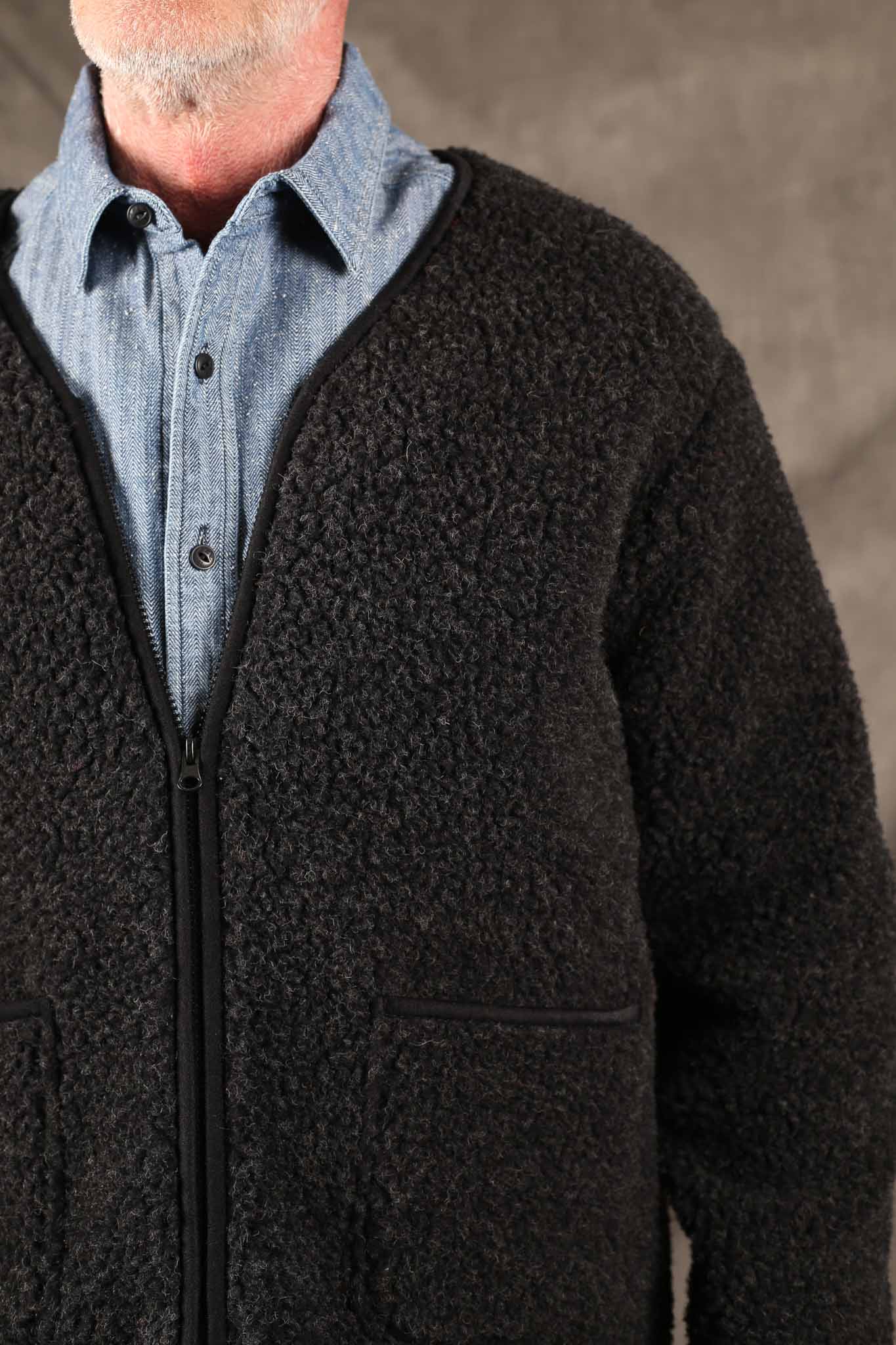 COLDBREAKER - CARDIGAN - BLACK