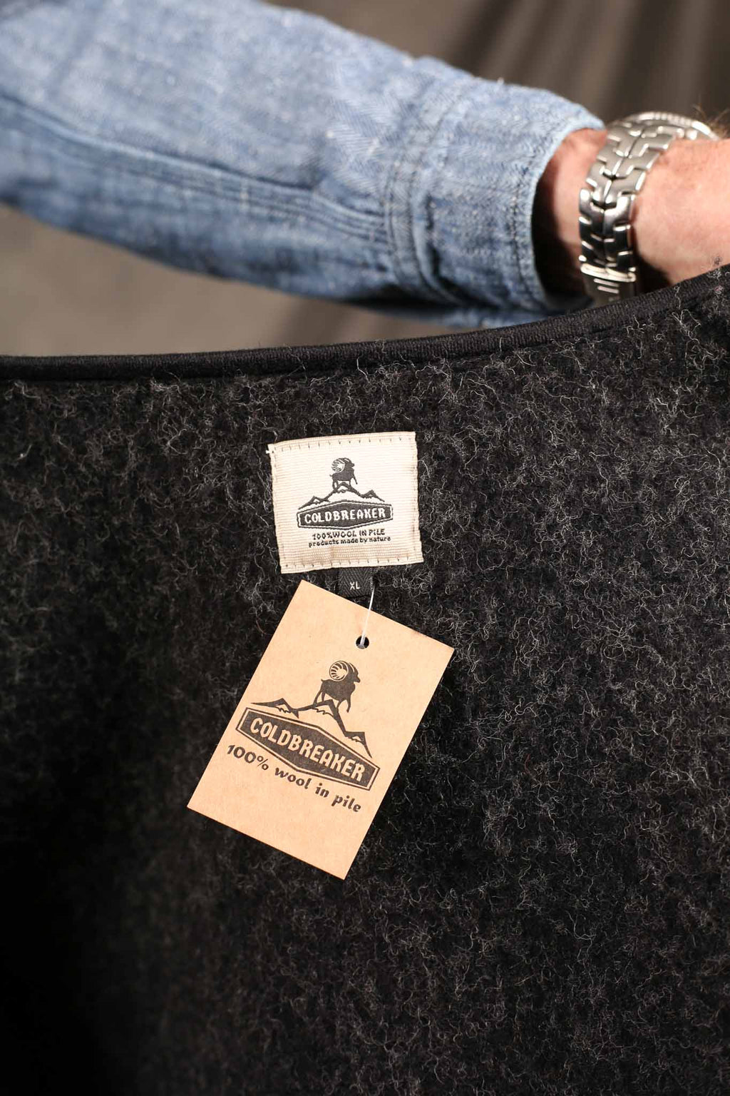 COLDBREAKER - CARDIGAN - BLACK