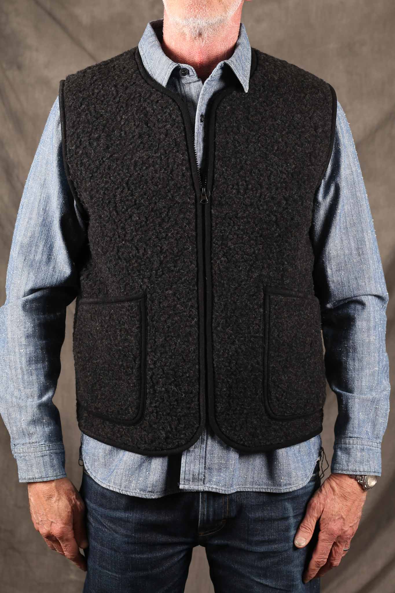 COLDBREAKER - CARDIGAN - BLACK