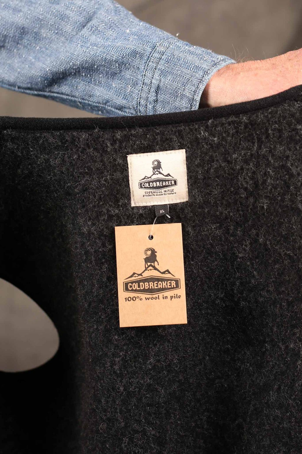 COLDBREAKER - CARDIGAN - BLACK