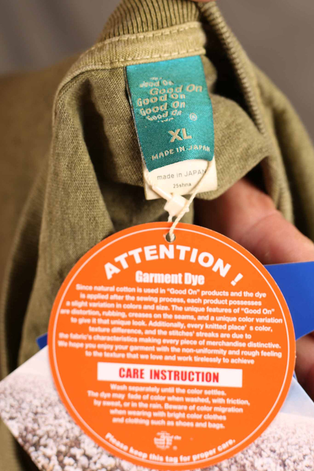 Good On 5.5oz Jersey Tubular Tee WASHED SAGE