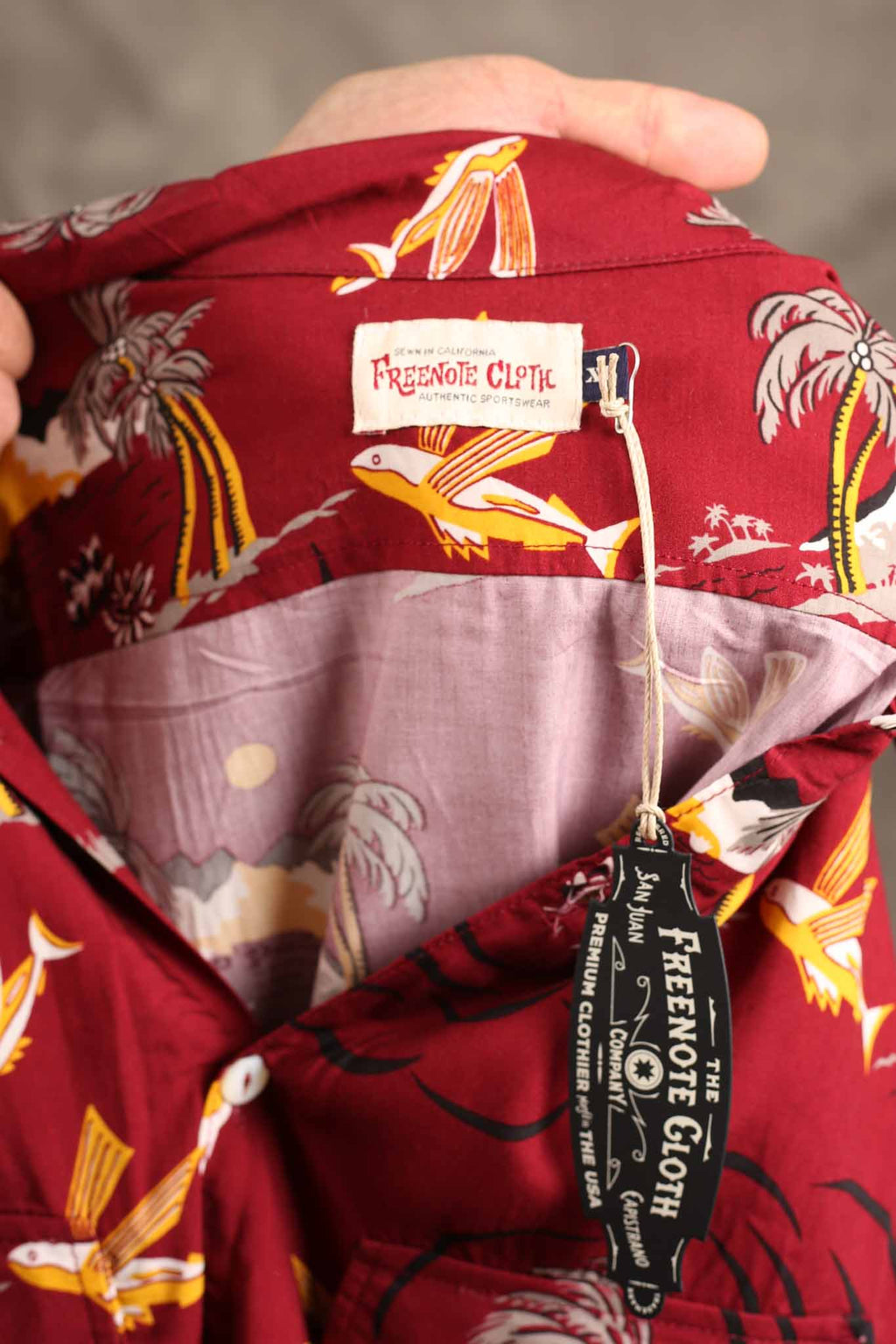 Freenote Cloth Dean Double Pocket - Flying Bird