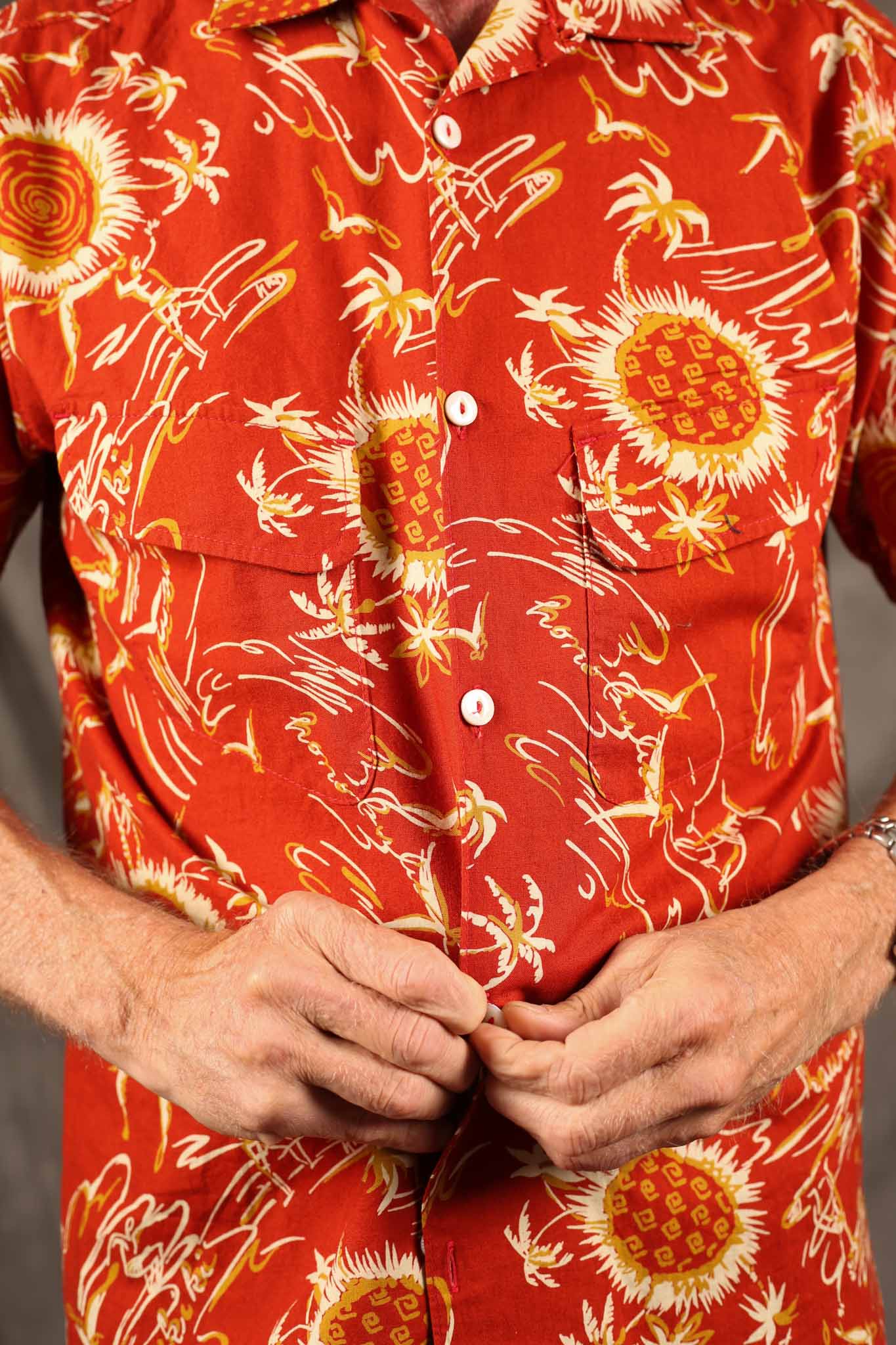 Freenote Cloth Dean Double Pocket Aloha Olive