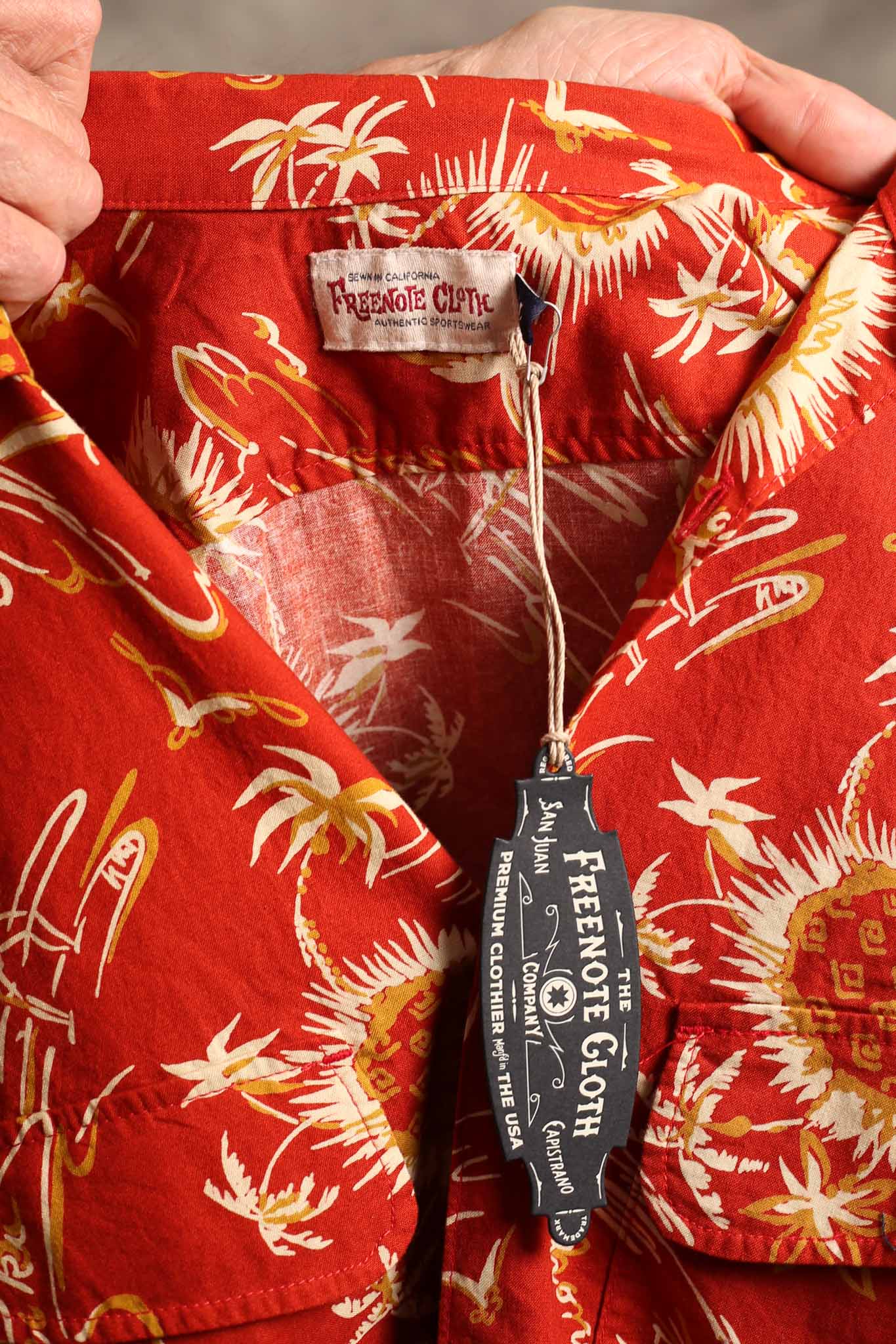 Freenote Cloth Dean Double Pocket Aloha Olive