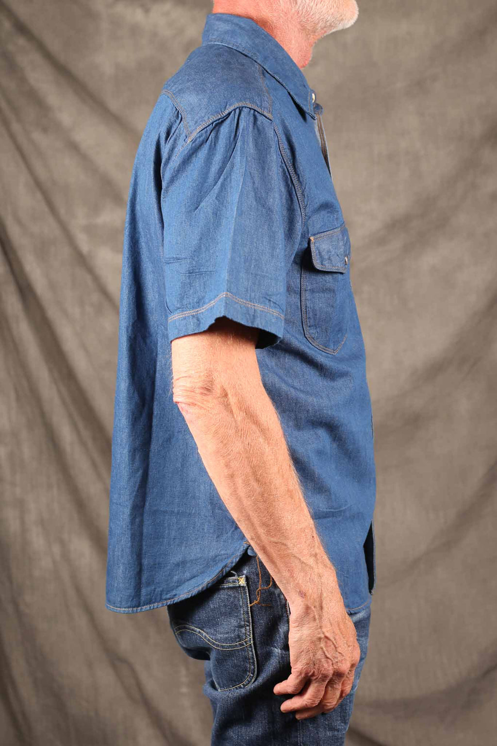 Freenote Cloth Bodie S/S Vintage Blue Denim