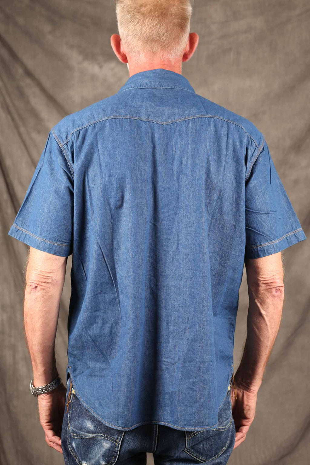 Freenote Cloth Bodie S/S Vintage Blue Denim