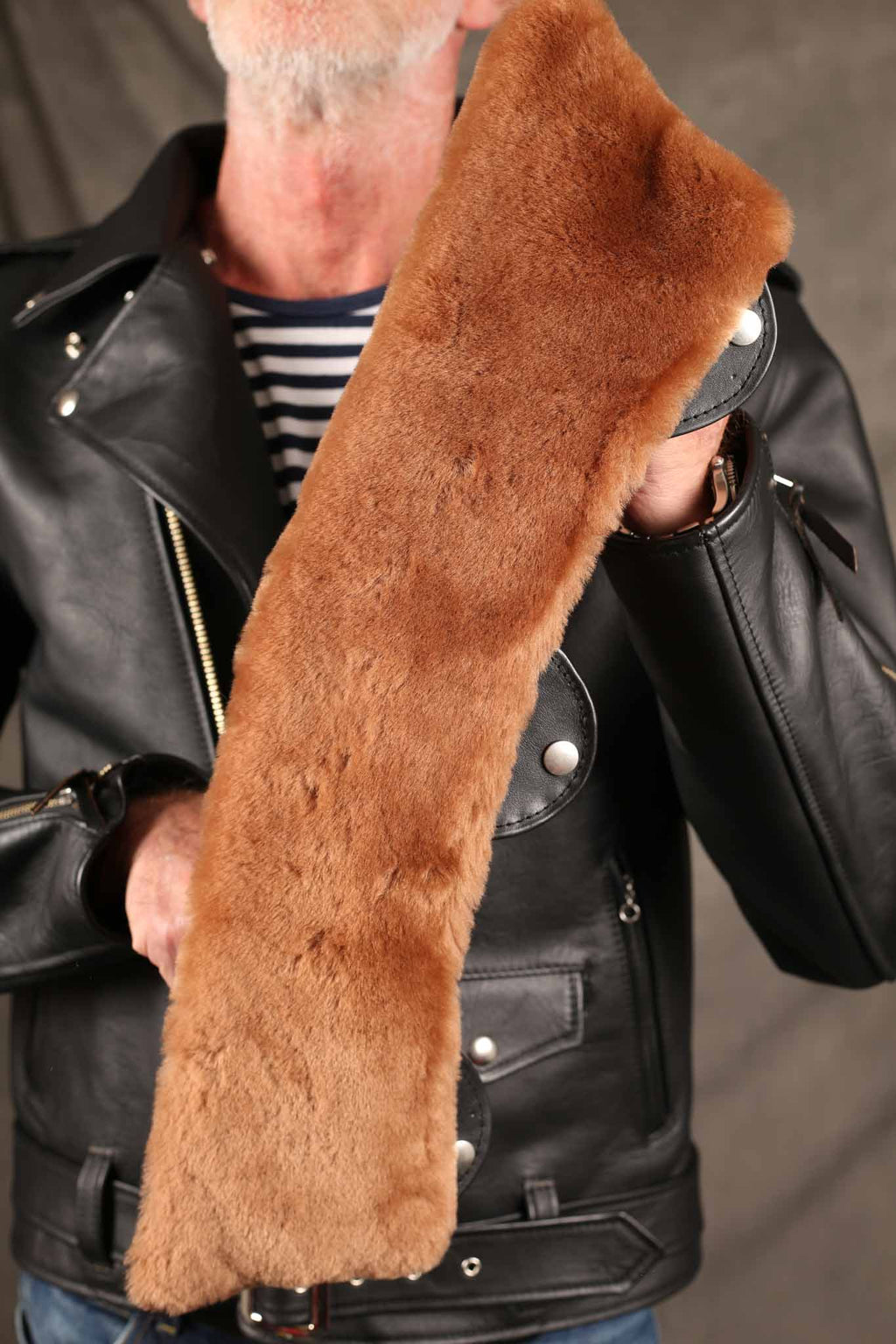 Y'2 LEATHER - SUMI DYED HORSE DOUBLE RIDERS - SHR-58