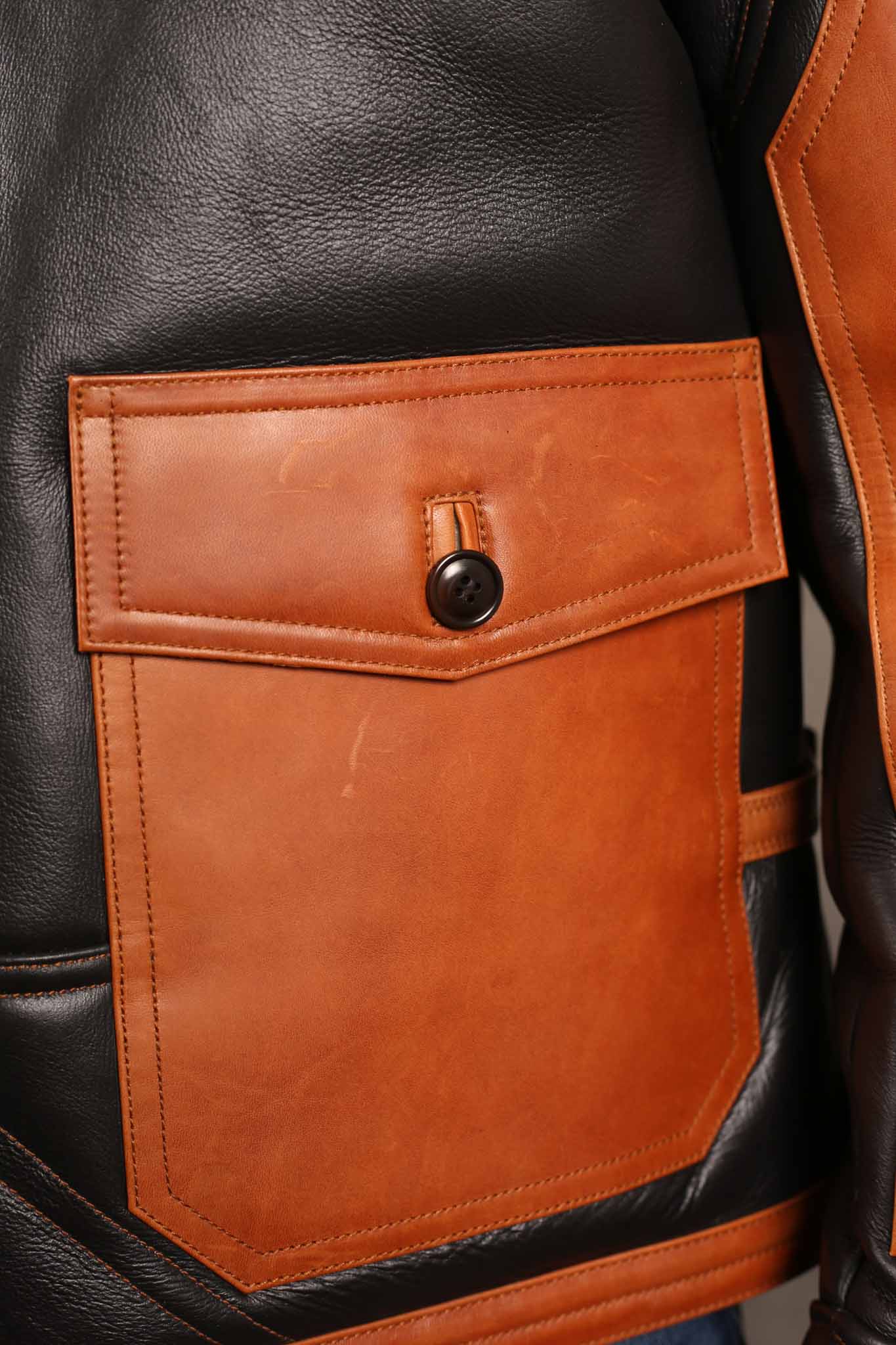 Y'2 LEATHER - SUMI DYED HORSE DOUBLE RIDERS - SHR-58