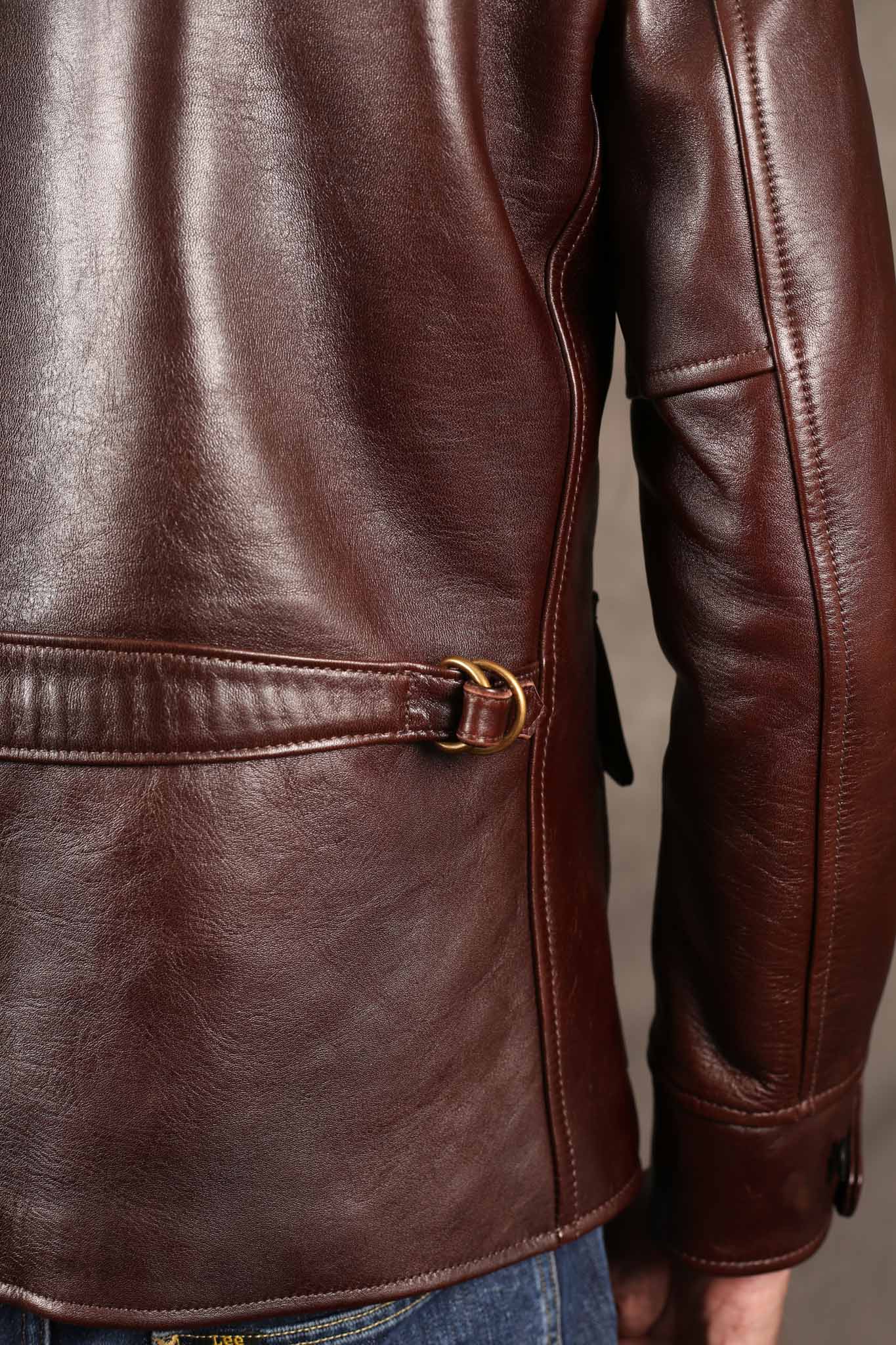 Y'2 LEATHER - HAND DYED HORSE CAR COAT - HNC-82