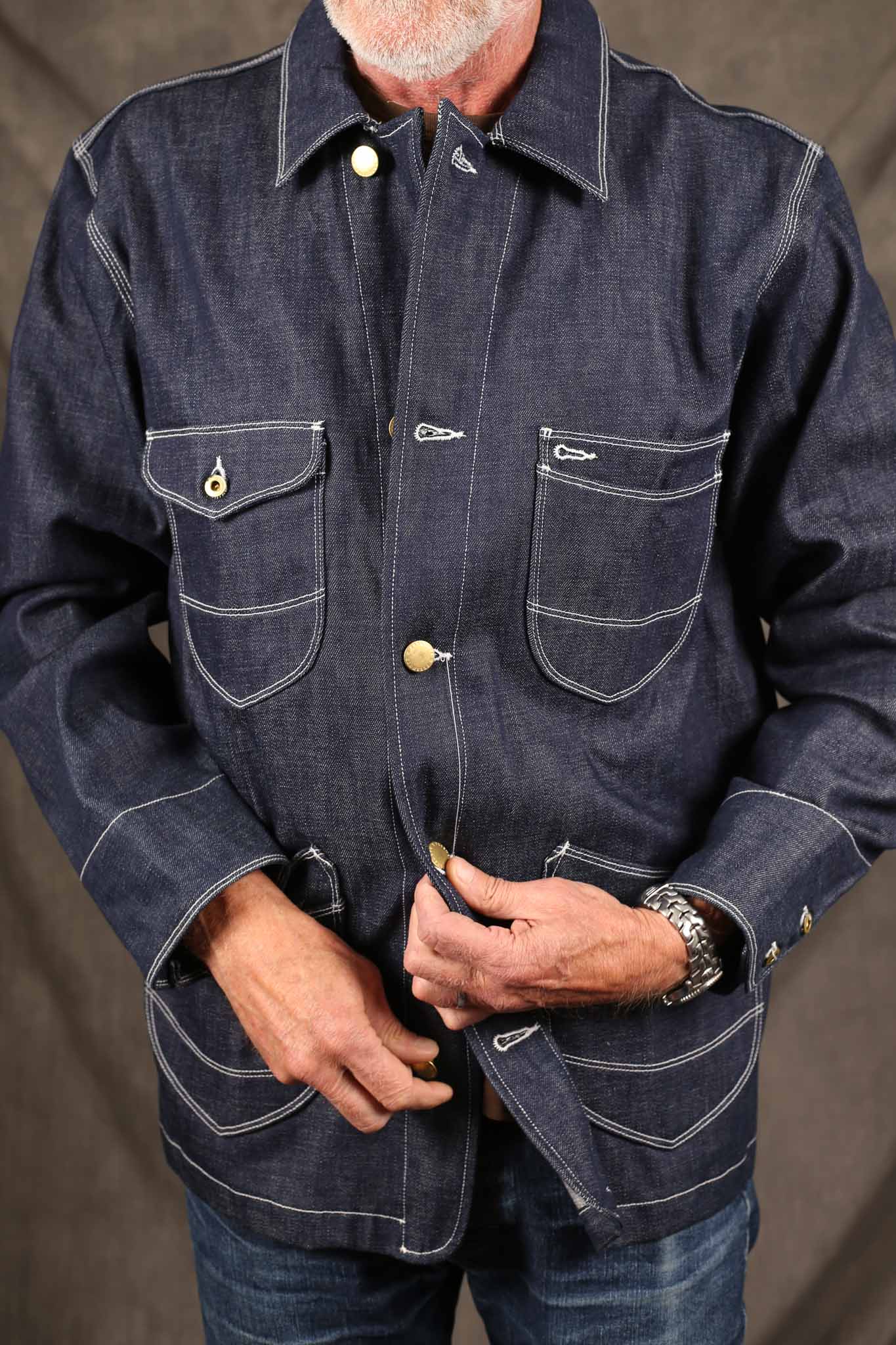 Freenote Cloth Modesto Jacket 11 Ounce Memphis Blue