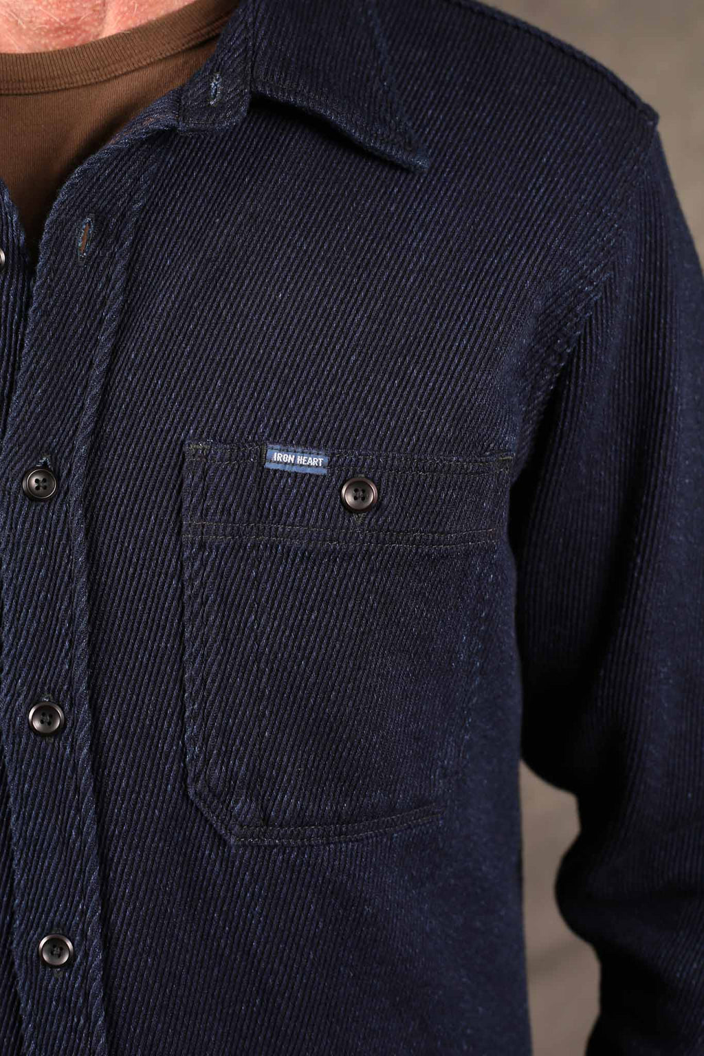 Iron Heart IHSH-288-IND Kersey Work Shirt - Indigo