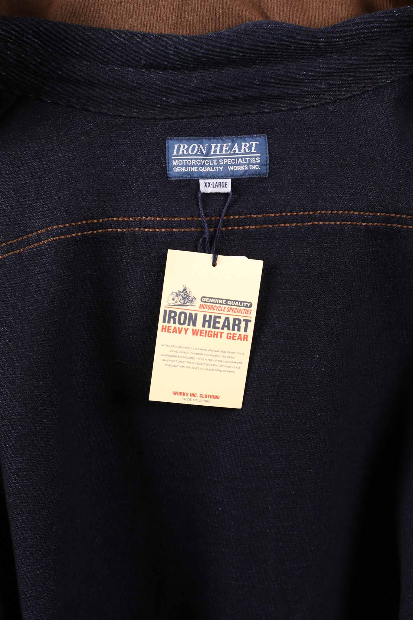 Iron Heart IHSH-288-IND Kersey Work Shirt - Indigo