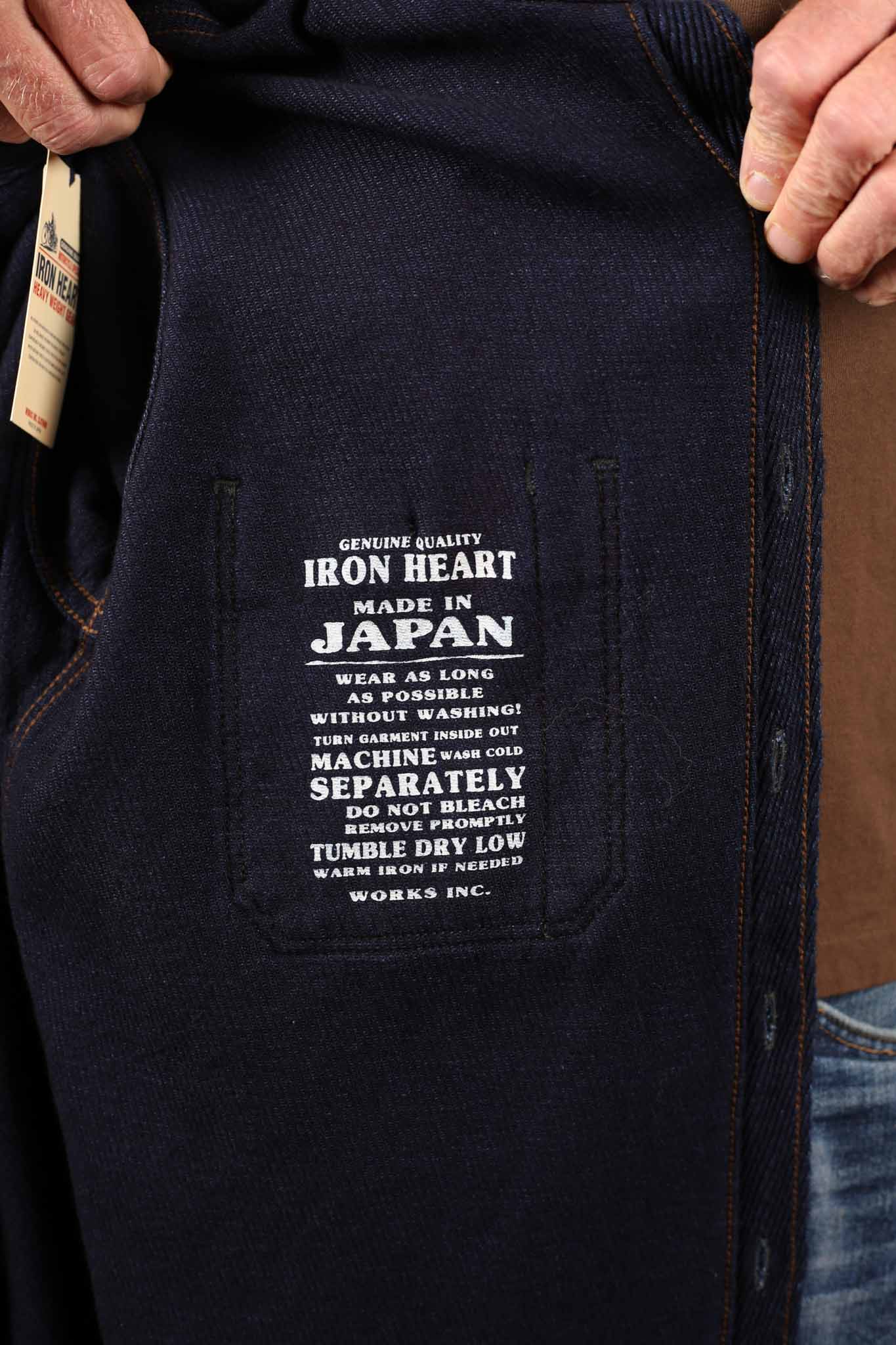 Iron Heart IHSH-288-IND Kersey Work Shirt - Indigo