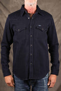 Iron Heart IHSH-208-IND -  Kersey Western Shirt - Indigo