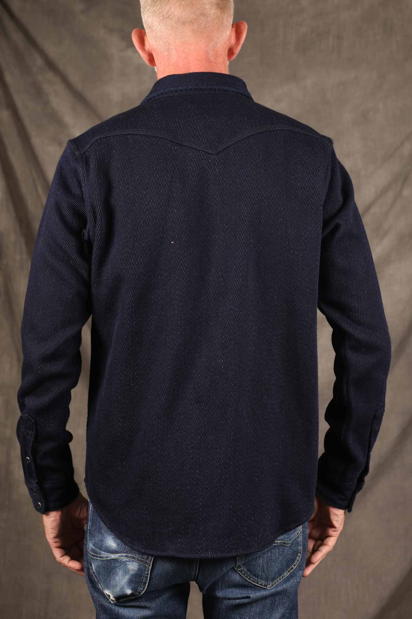 Iron Heart IHSH-208-IND -  Kersey Western Shirt - Indigo